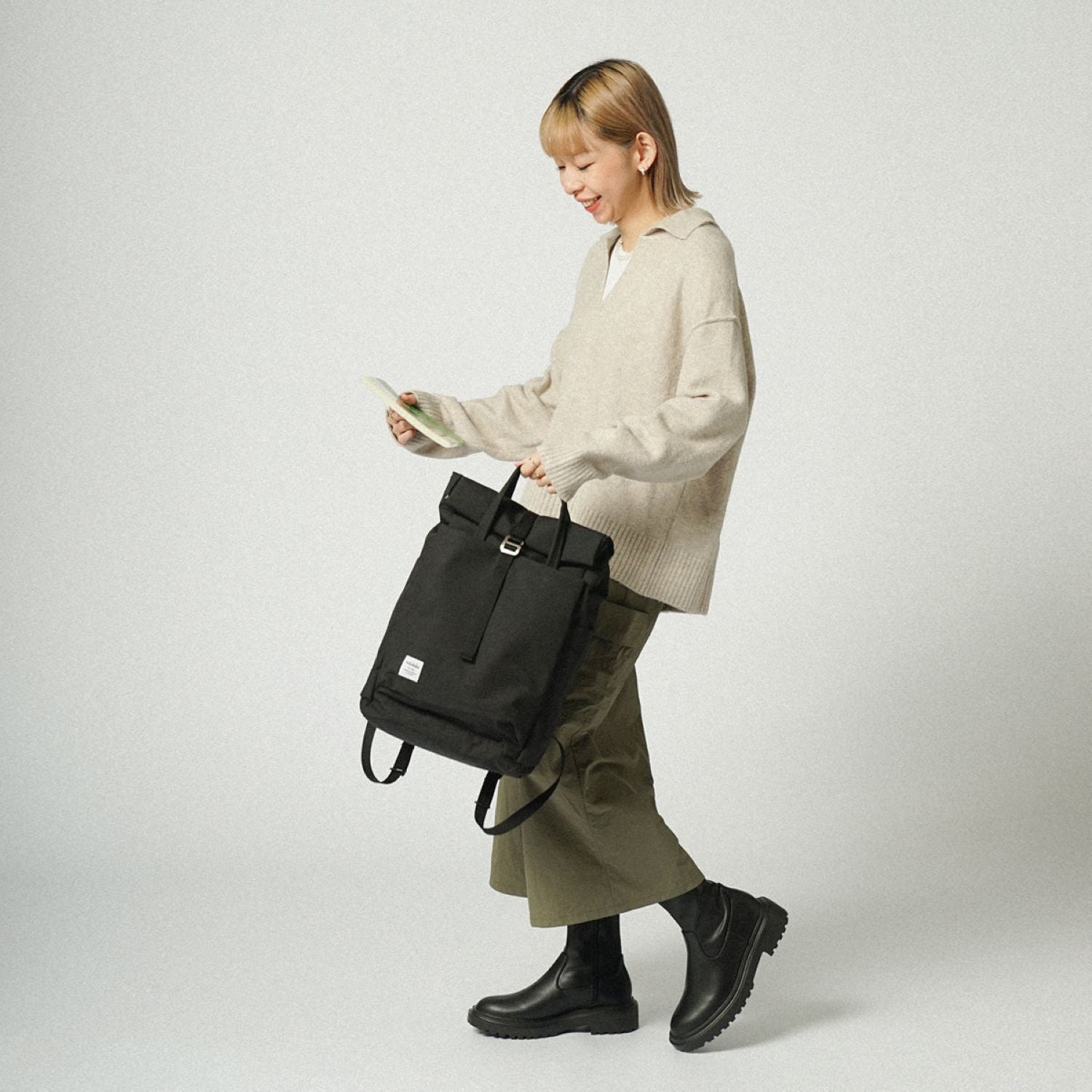 Hellolulu Kacy All Day Backpack Recycled (Flat Black)