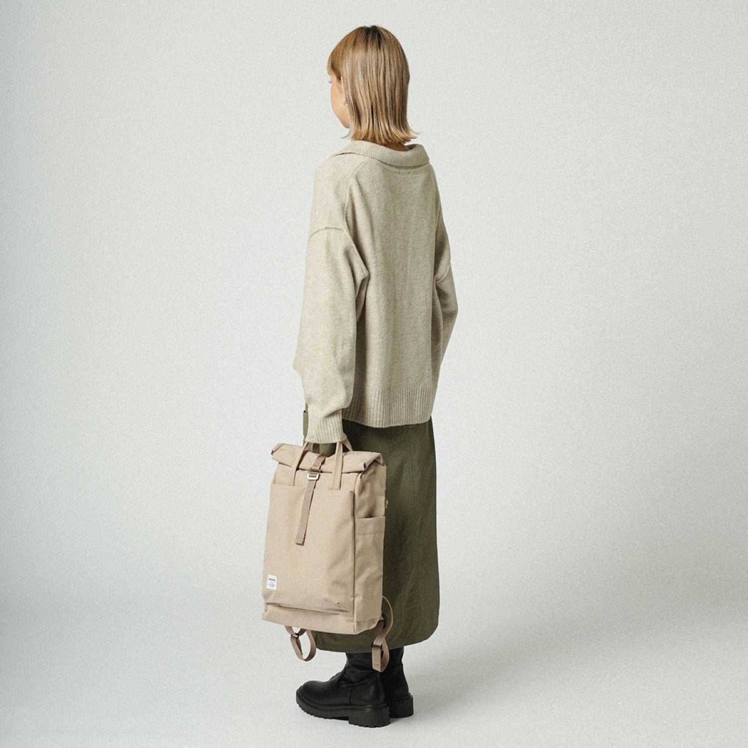 Hellolulu Kacy All Day Backpack Recycled (Fog Khaki)