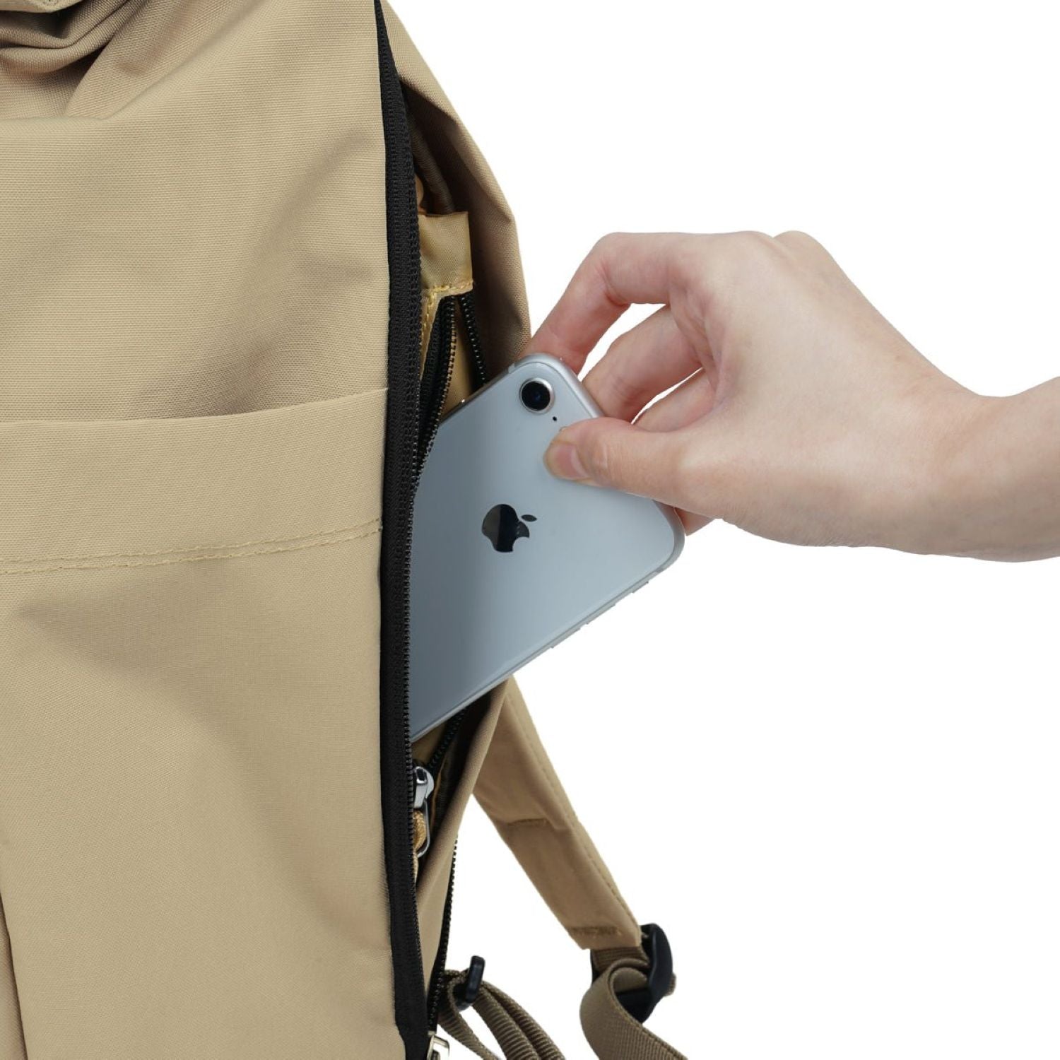 Hellolulu Kacy All Day Backpack Recycled (Fog Khaki)