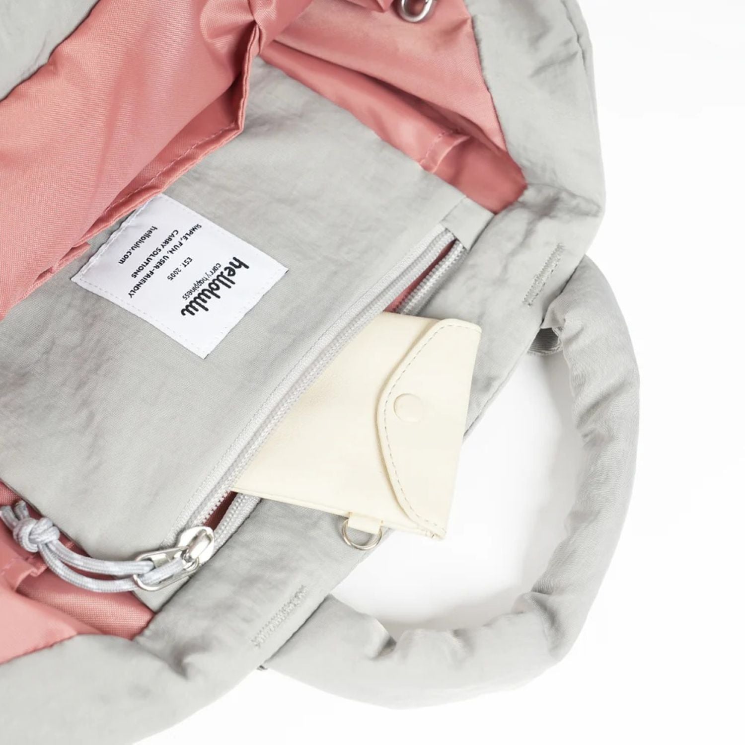 Hellolulu Kylie Convertible 2-Way Tote L (Neutral Gray)