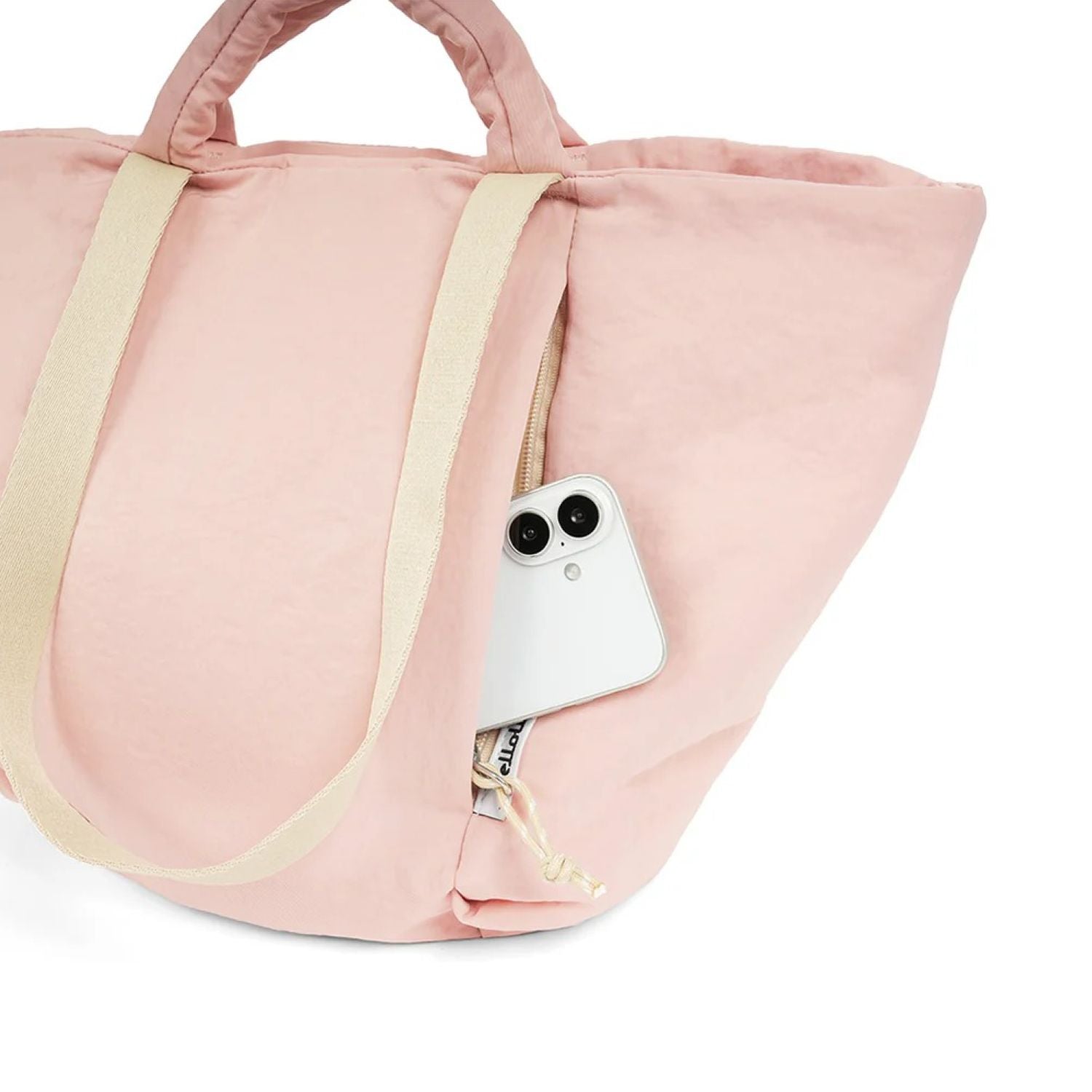 Hellolulu Kylie Convertible 2-Way Tote L (Pale Pink)