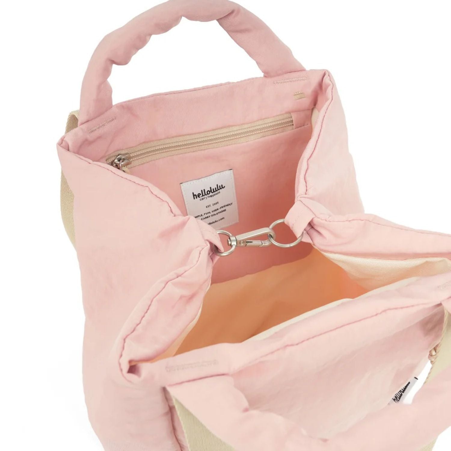 Hellolulu Kylie Convertible 2-Way Tote L (Pale Pink)