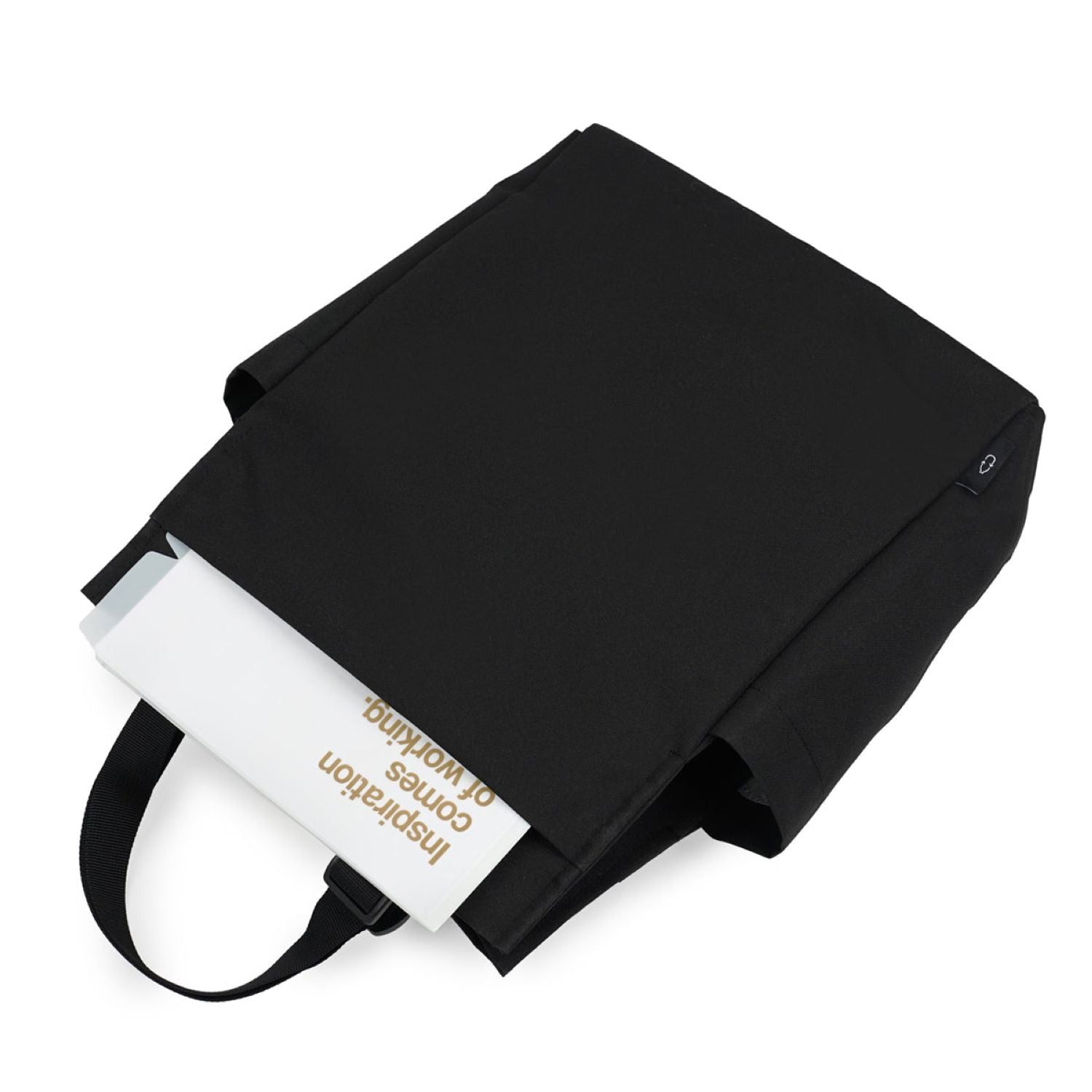 Hellolulu Luke 3 Way Vertical Tote Recycled (Flat Black)