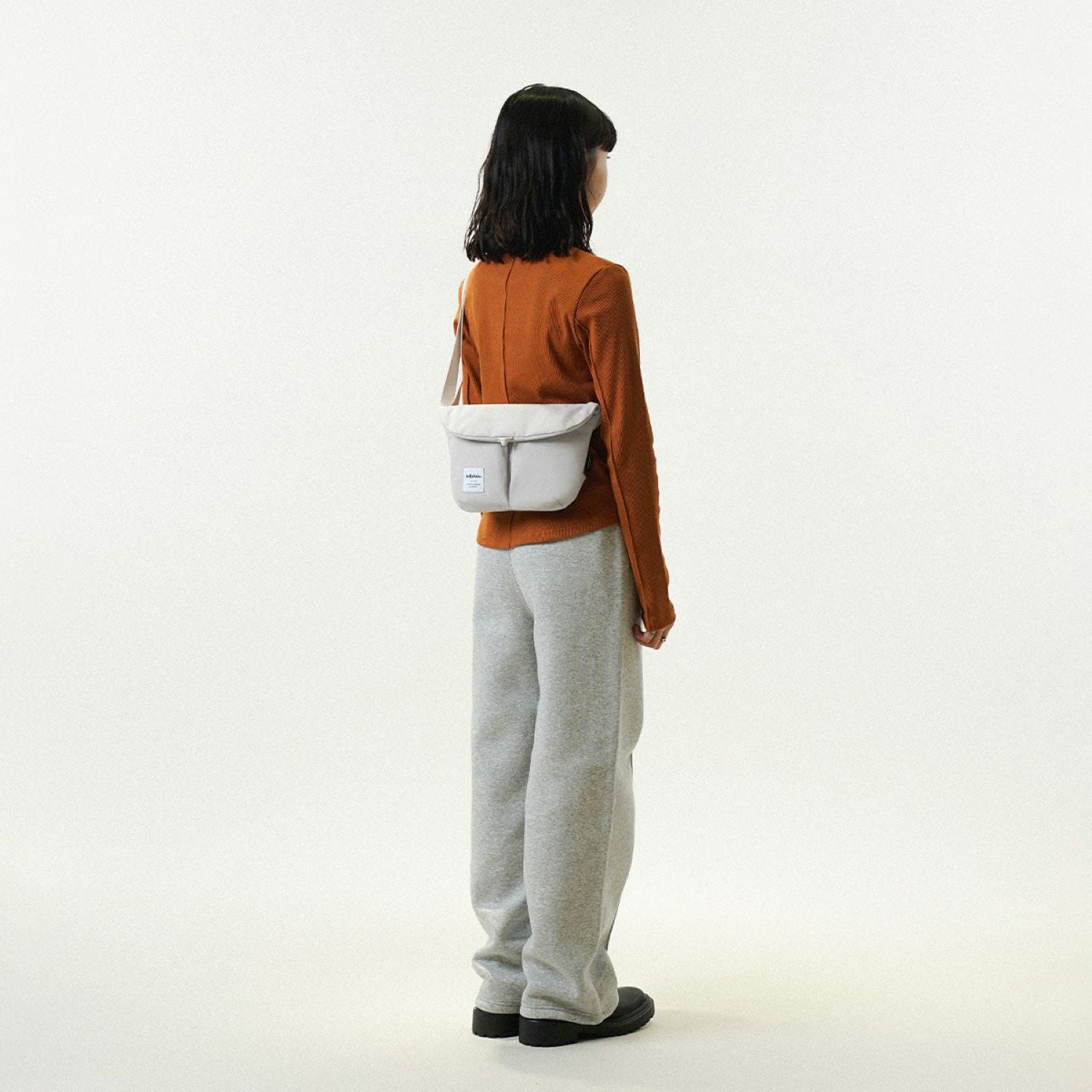 Hellolulu Mini Kasen Shoulder Bag Recycled (Gentle Gray)