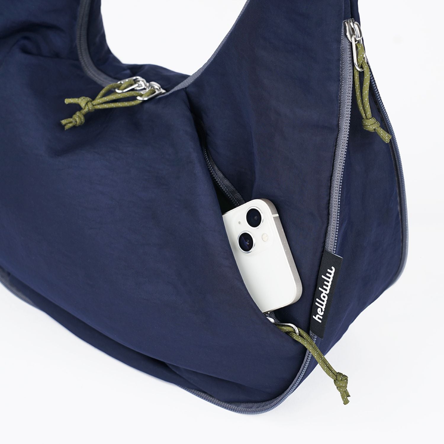 Hellolulu Zion Expandable Hobo Bag (Berry Blue)