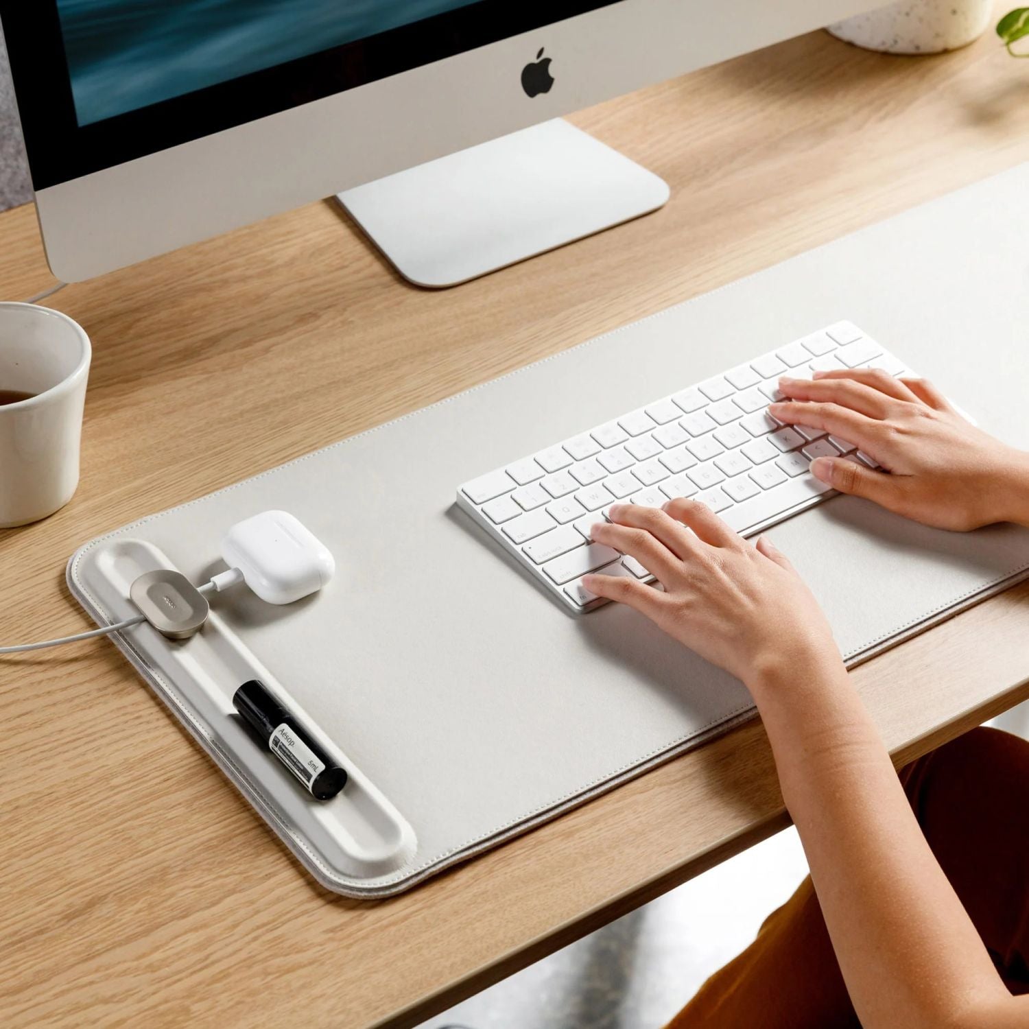Orbitkey Desk Mat Slim (Stone)
