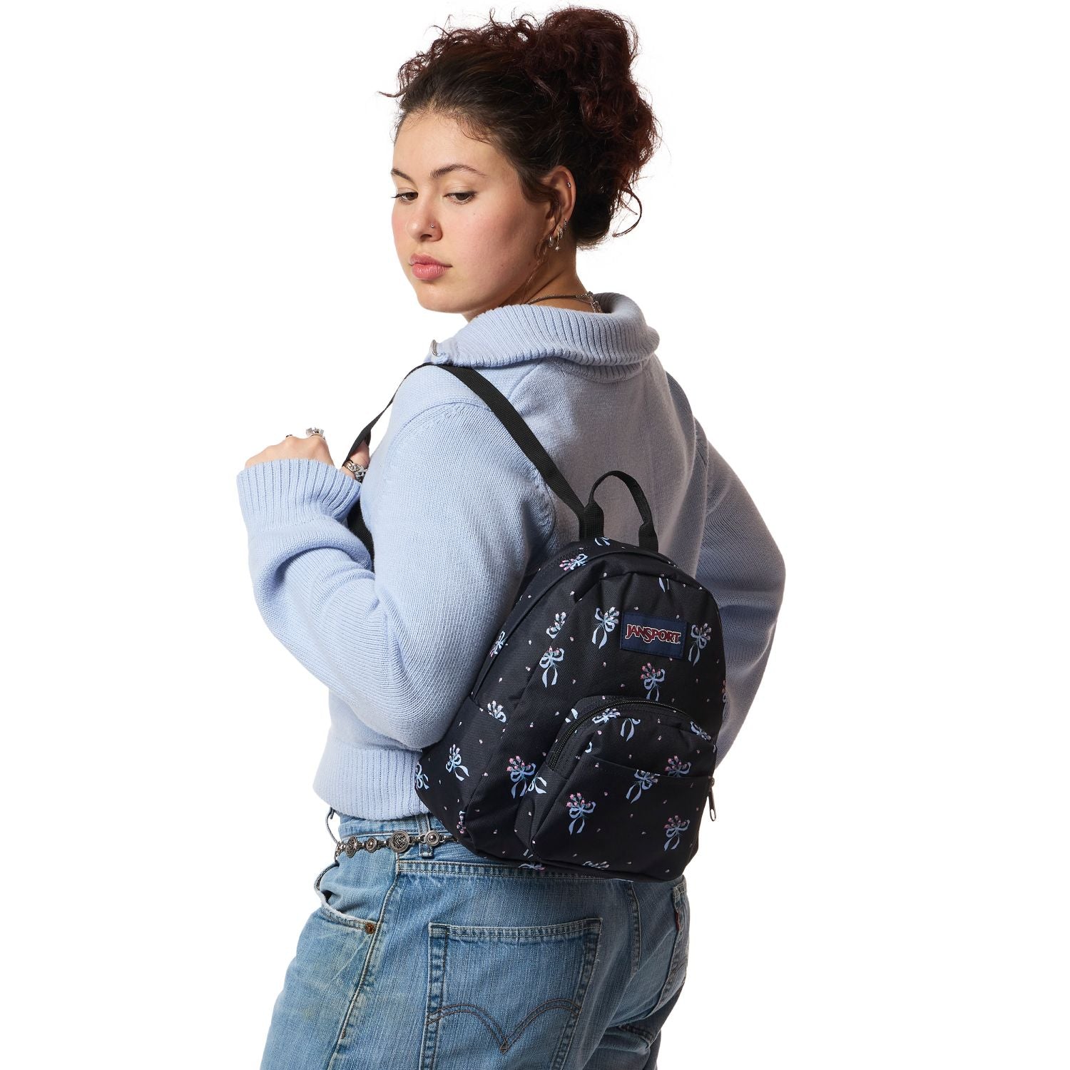 Jansport Half Pint - Pastel Petals Black/Blue/Pink/Green