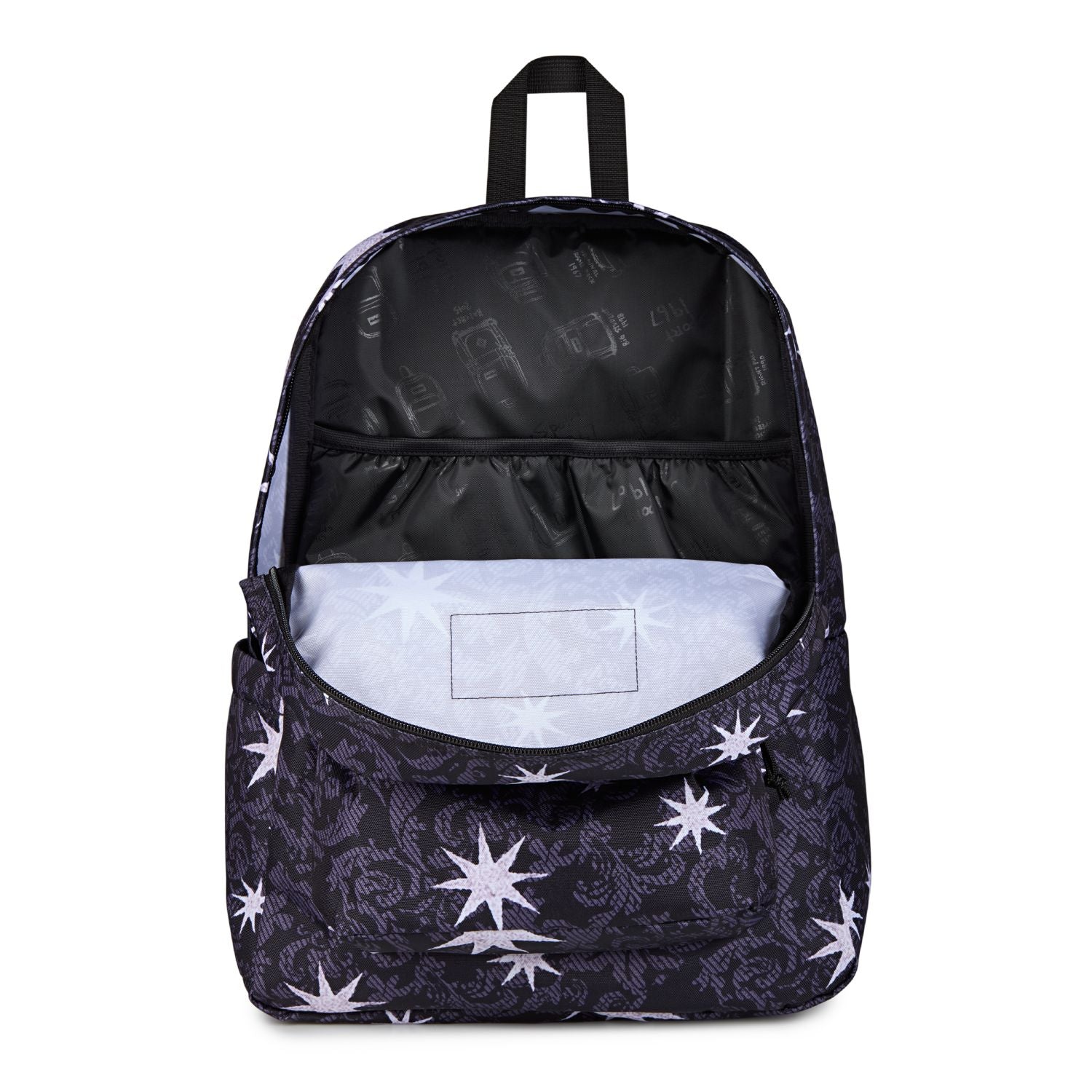 Jansport Superbreak Plus - Castle Tapesty Black/Charcoal/Silver