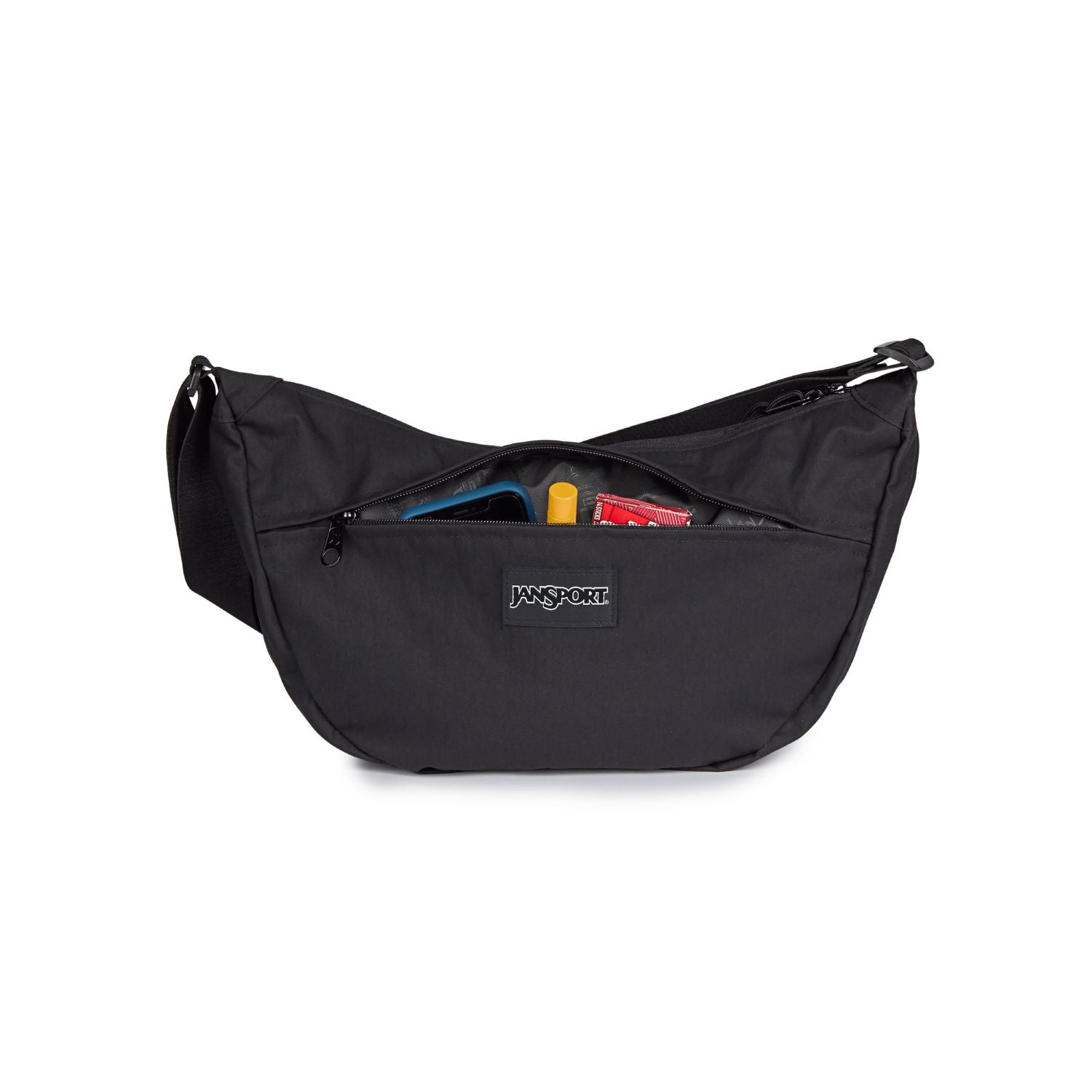 Jansport Unphased Crossbody Large Soft Nylon - Black