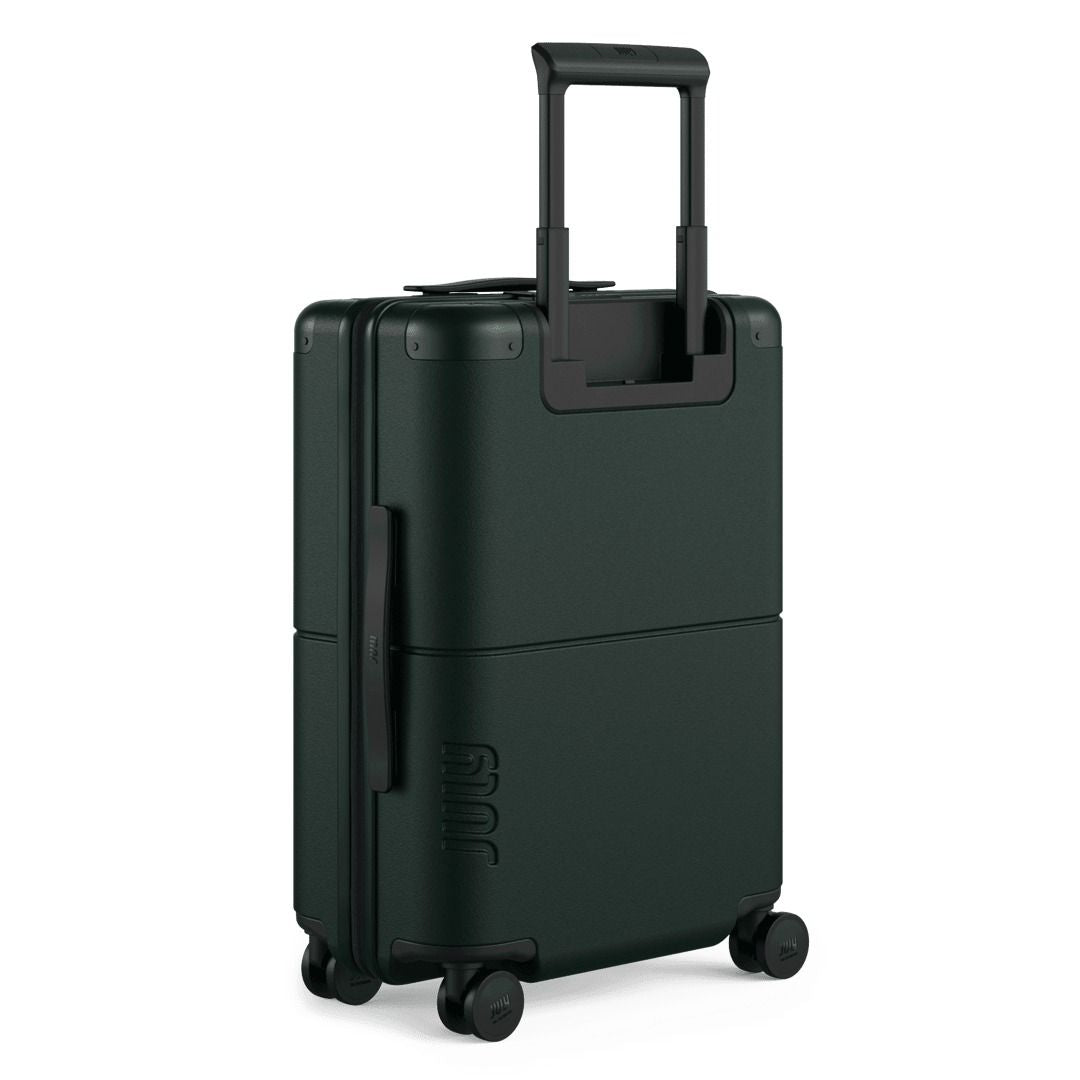 July Carry On Classic Polycarbonate 21" Luggage With Casesafe Tracking & Power Bank & Usb/Usb-C Cable - Forest