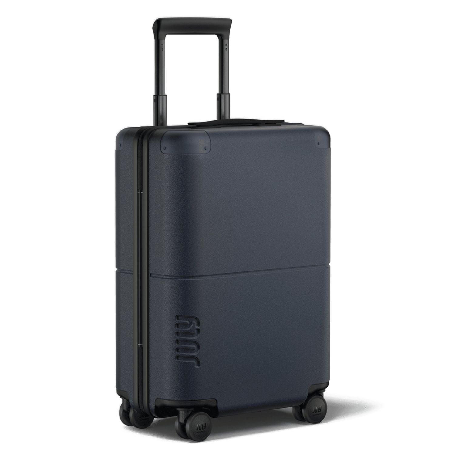 July Carry On Original Polycarbonate 21" Luggage With Casesafe Tracking & Power Bank & Usb/Usb-C Cable - Navy