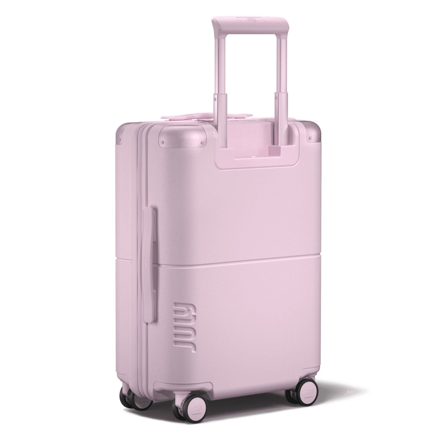 July Carry On Original Polycarbonate 21" Luggage With Casesafe Tracking & Power Bank & Usb/Usb-C Cable - Blush Pink