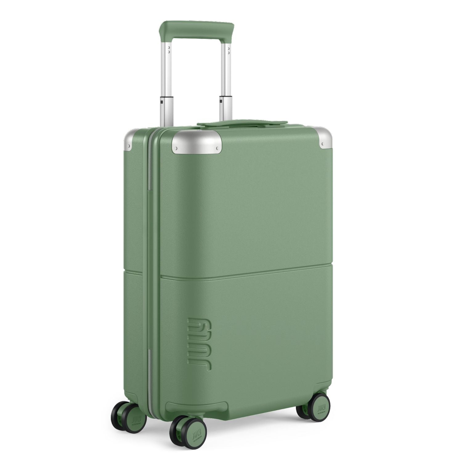 July Carry On Original Polycarbonate 21" Luggage With Power Bank & USB/USB-C Cable - Sage