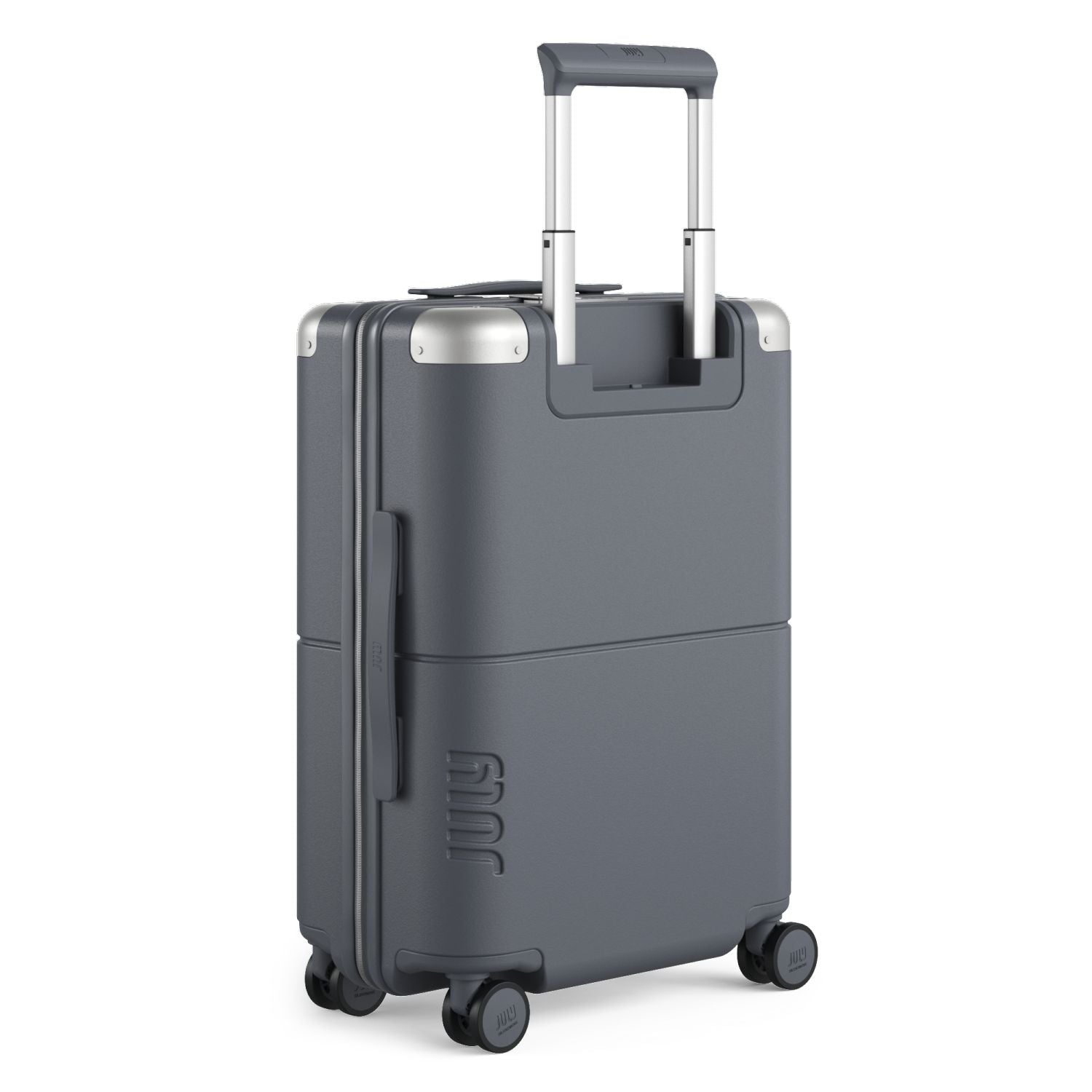 July Carry On Original Polycarbonate 21" Luggage With Power Bank & USB/USB-C Cable - Steel Blue