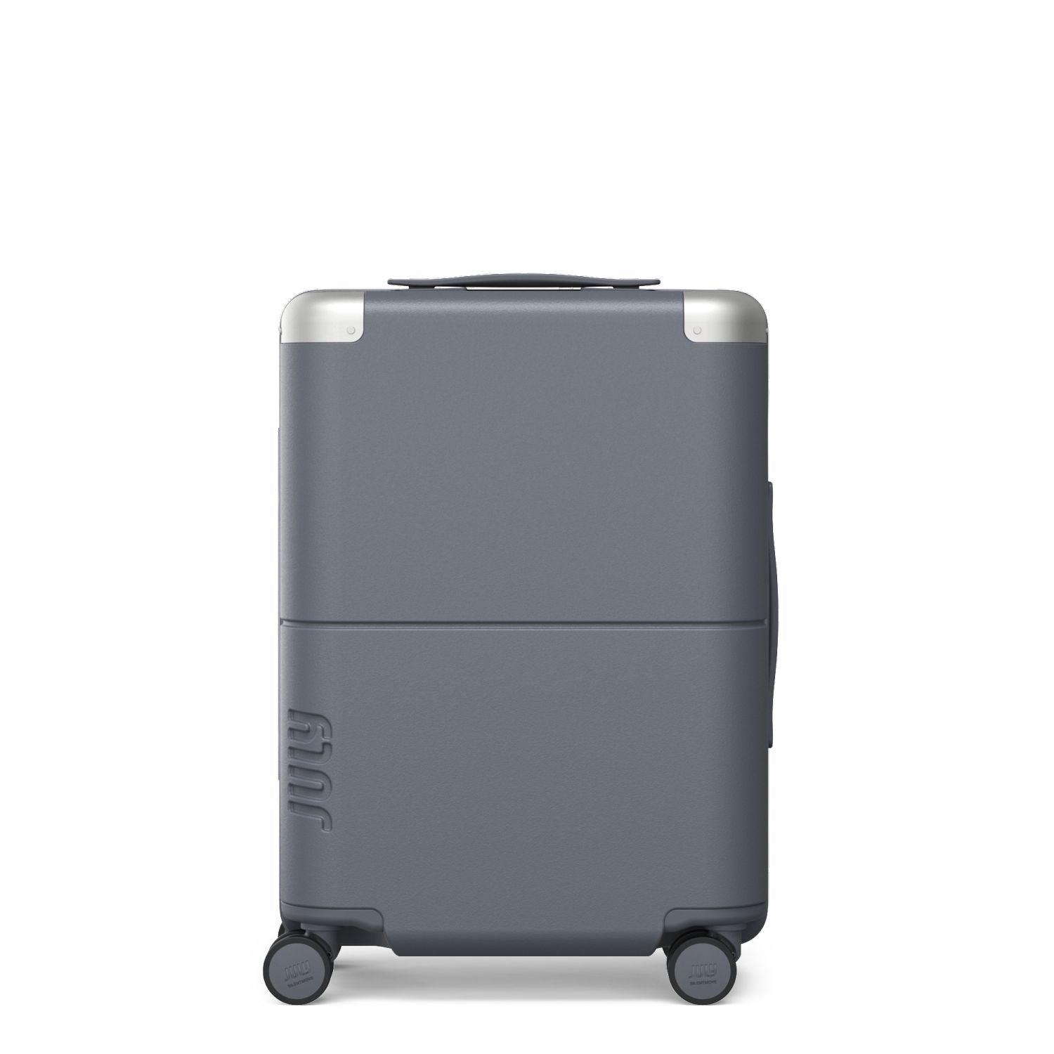 July Carry On Original Polycarbonate 21" Luggage With Power Bank & USB/USB-C Cable - Steel Blue