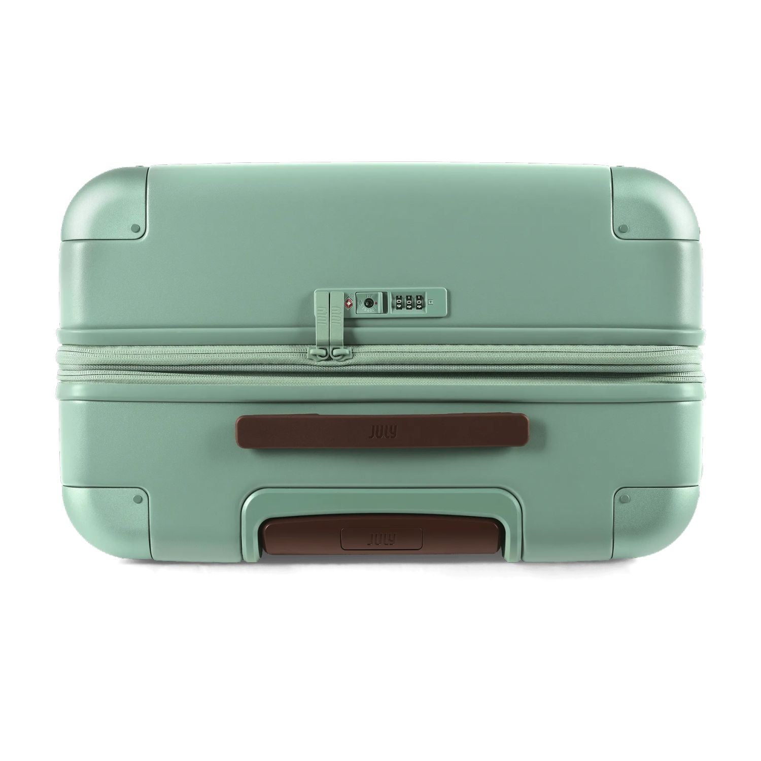 July Checked Plus Expandable Polycarbonate 28" Luggage - Mint