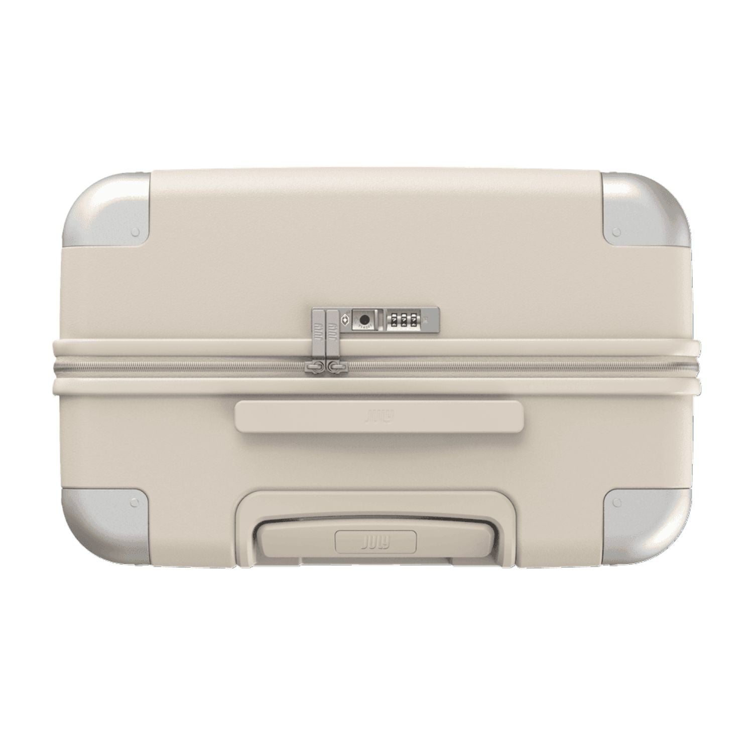 July Checked Plus Polycarbonate 30" Luggage - Bone