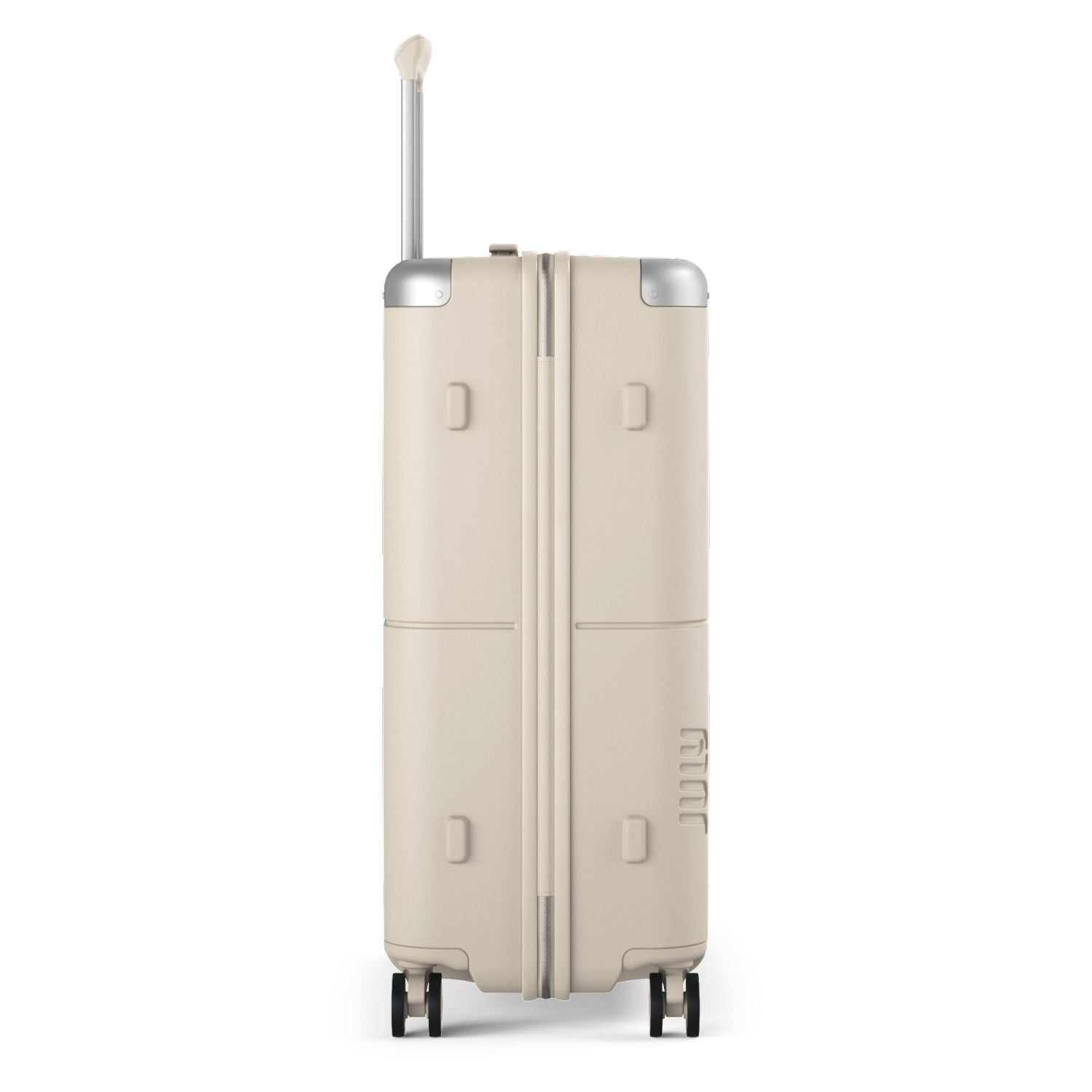 July Checked Polycarbonate 26" Luggage - Bone
