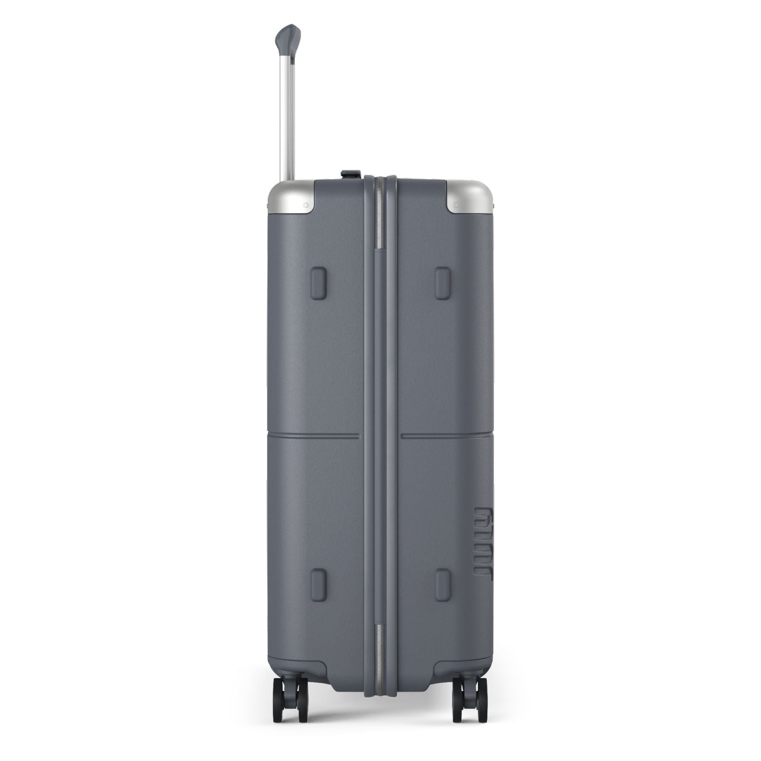 July Checked Polycarbonate 26" Luggage - Steel Blue