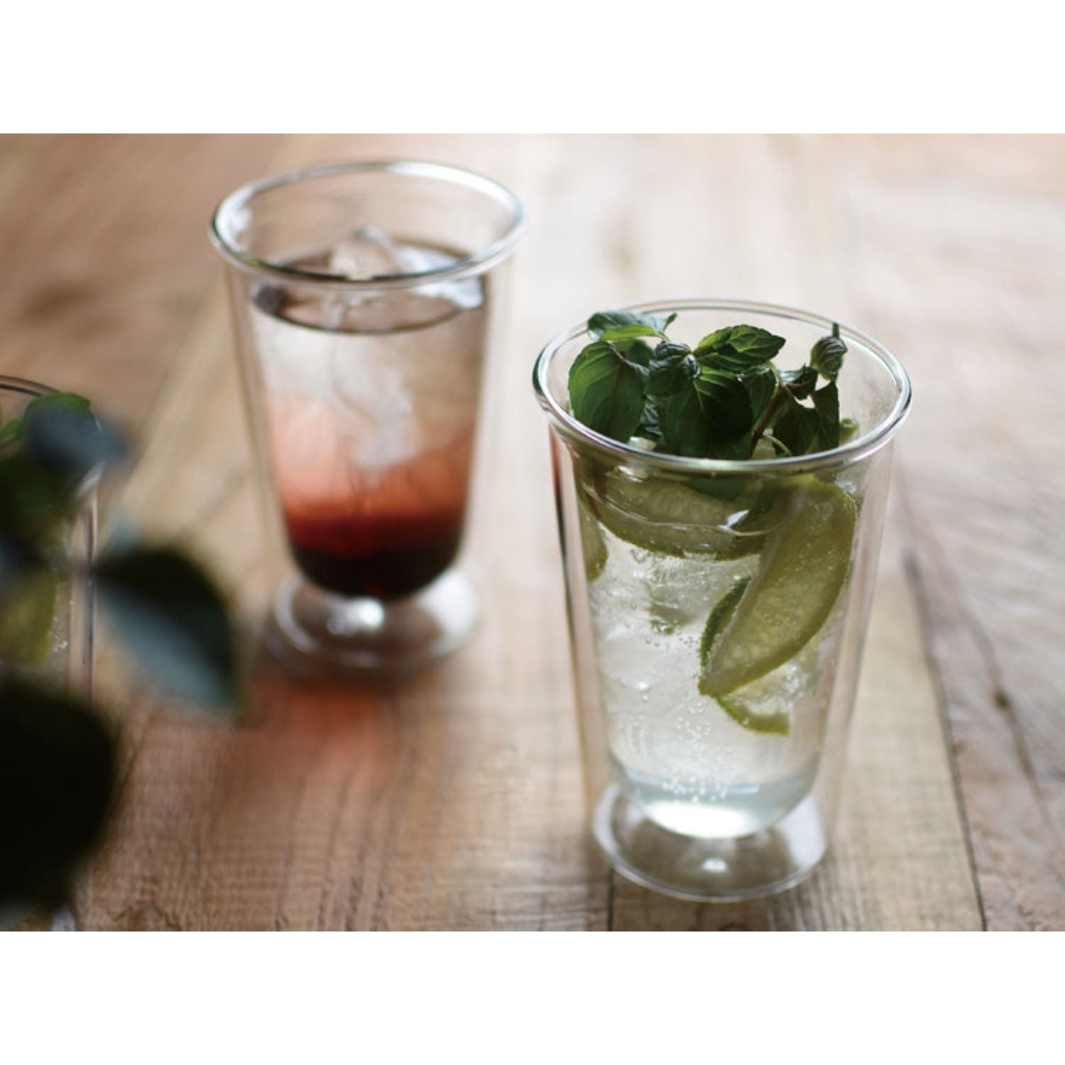 Kinto Cast Double Wall Cocktail Glass 290ML - Clear