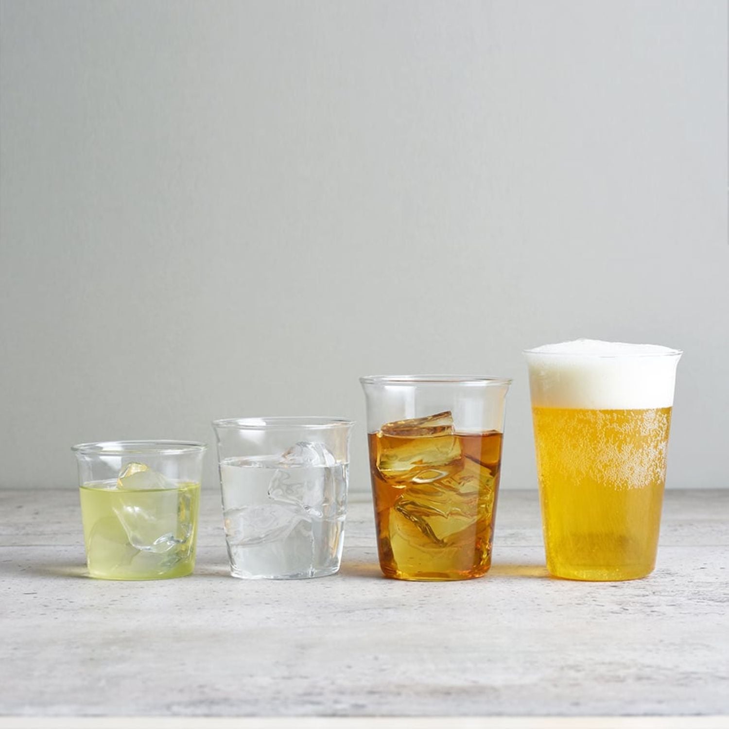 Kinto Cast Iced Tea Glass 350ML - Clear