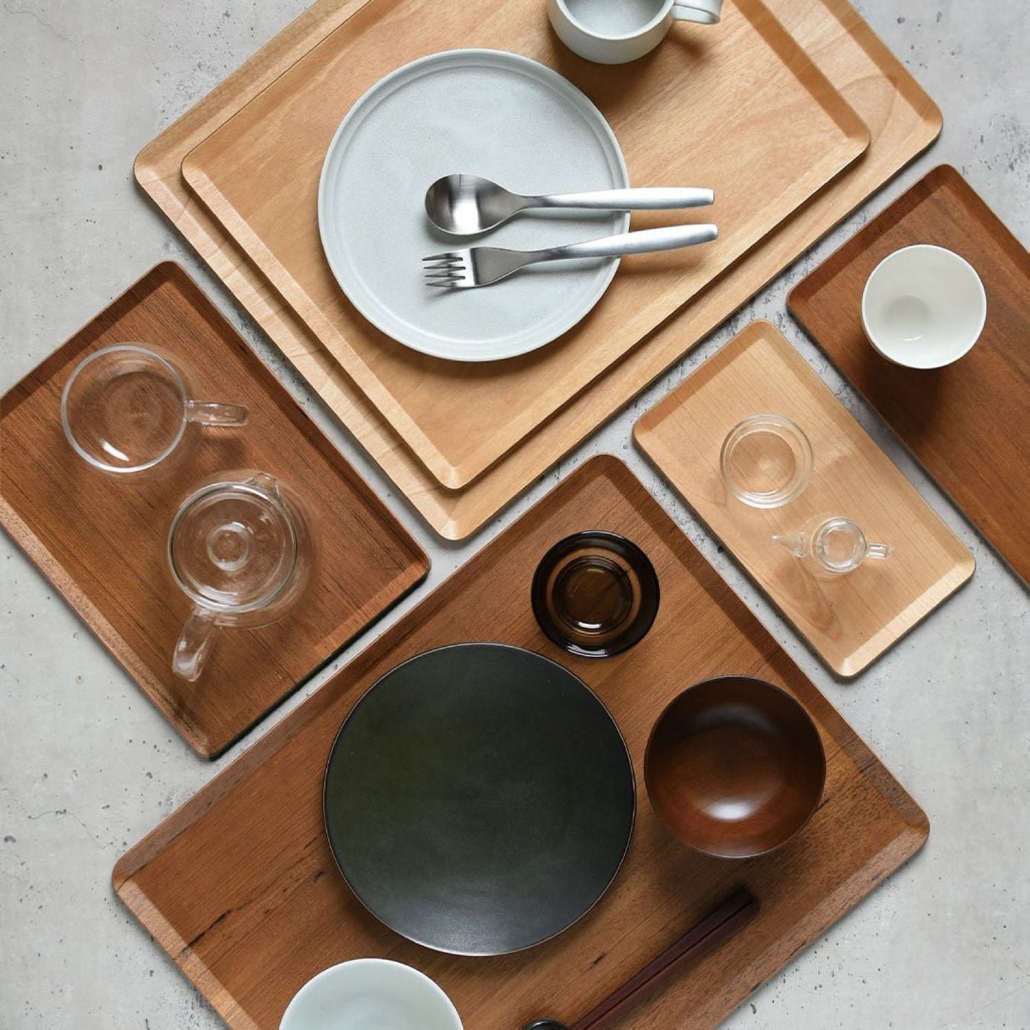 Kinto Place Mat 270X200MM - Teak