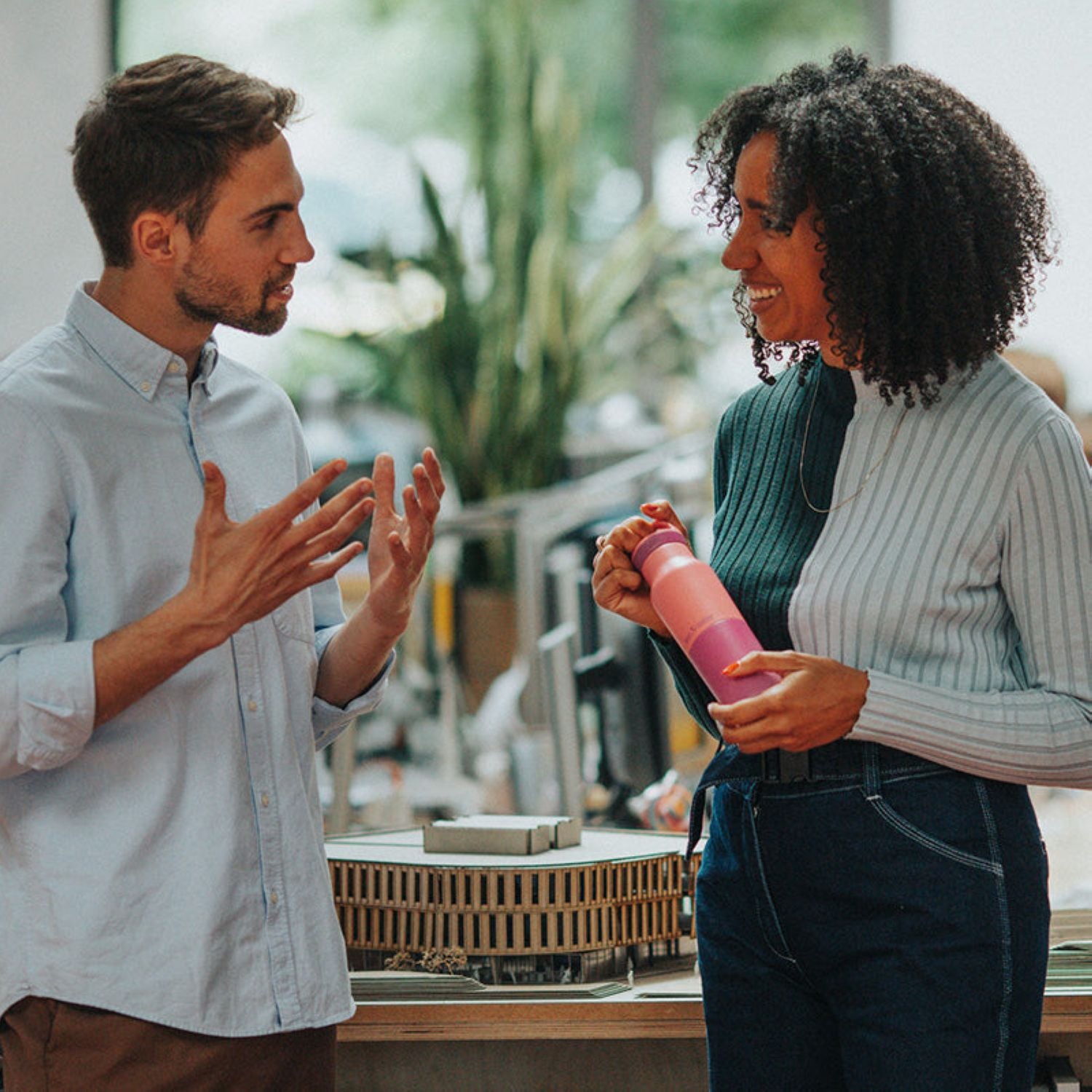 Klean Kanteen Rise Vac Classic 12Oz (W/ Arch Loop) (Barely Blue)