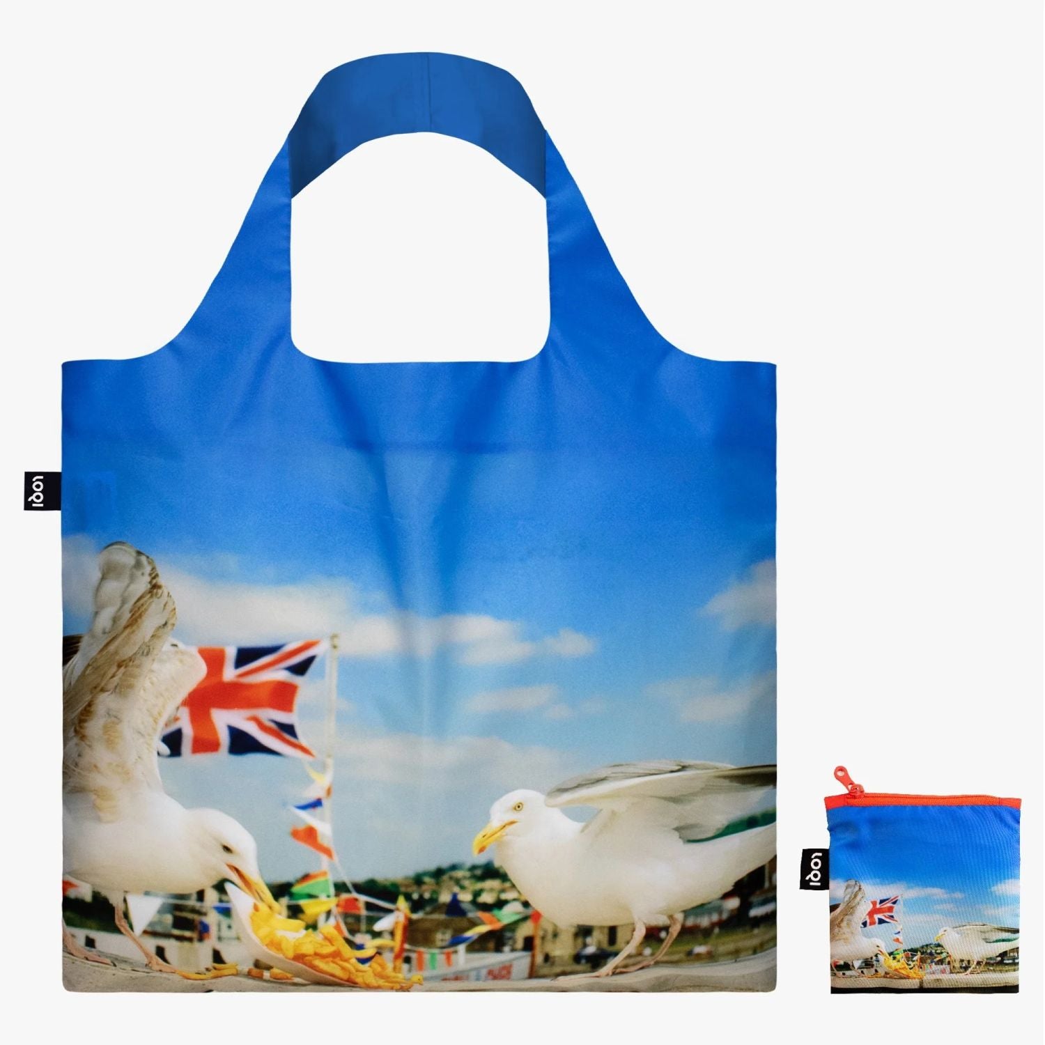 LOQI Museum Bag - Martin Parr - Seagulls Eating Chips