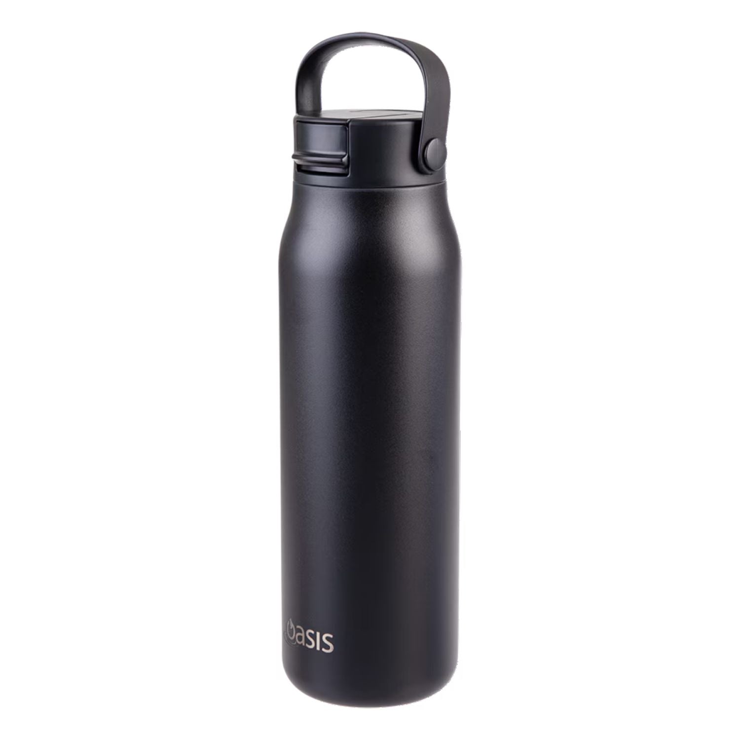 Oasis Ceramic S/S Insulated Sorrento Sipper Bottle 900ML - Black
