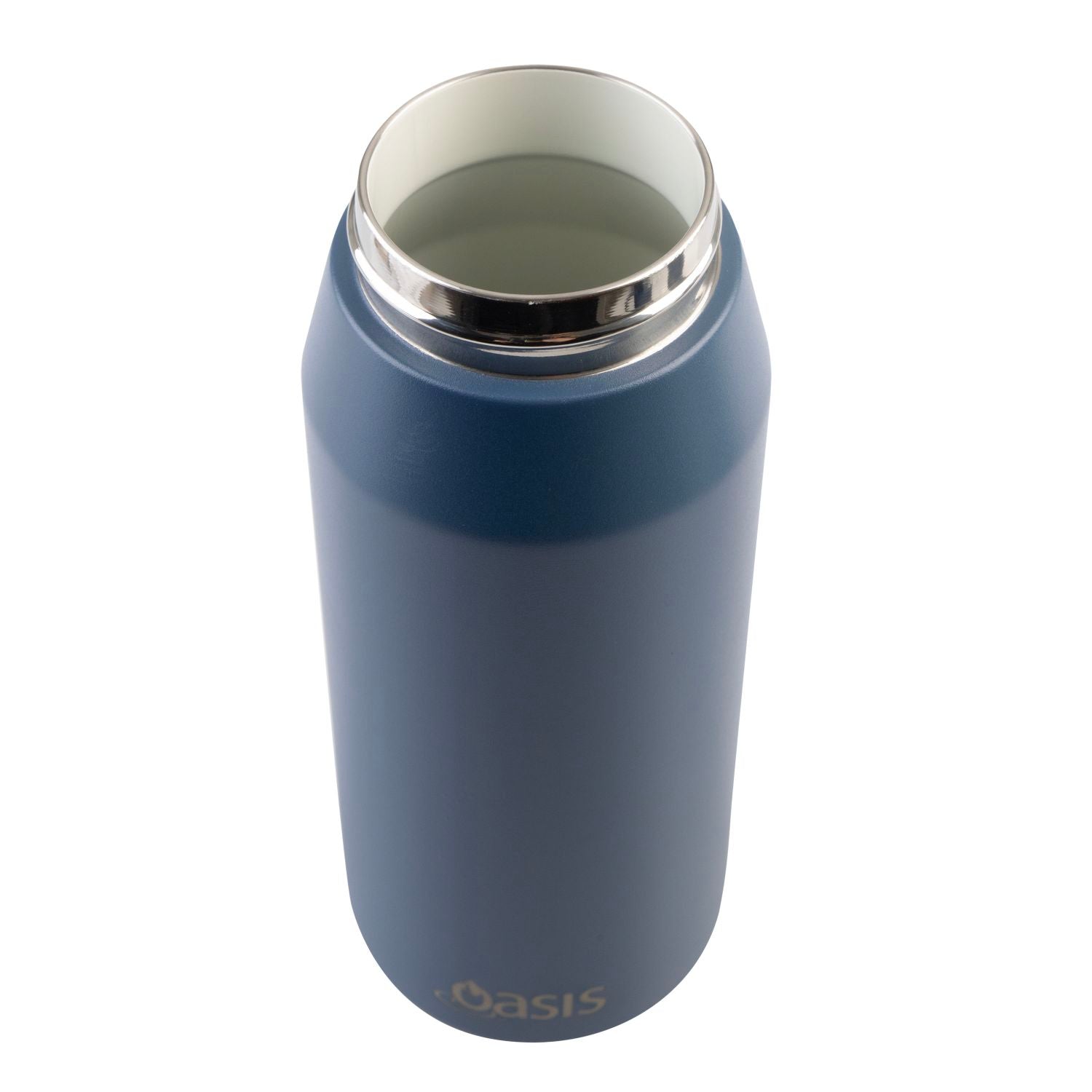 Oasis Ceramic S/S Triple Wall Capri Quick Release Drink Bottle 750ML - Indigo