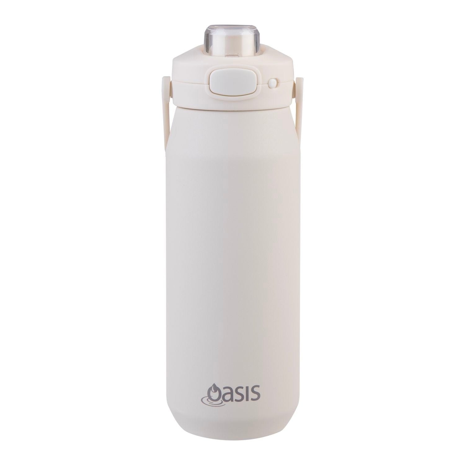 Oasis Ceramic S/S Triple Wall Capri Quick Release Drink Bottle Cap Only - Alabaster