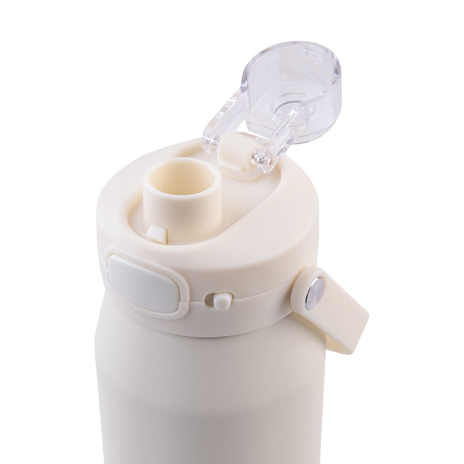 Oasis Ceramic S/S Triple Wall Capri Quick Release Drink Bottle Cap Only - Alabaster