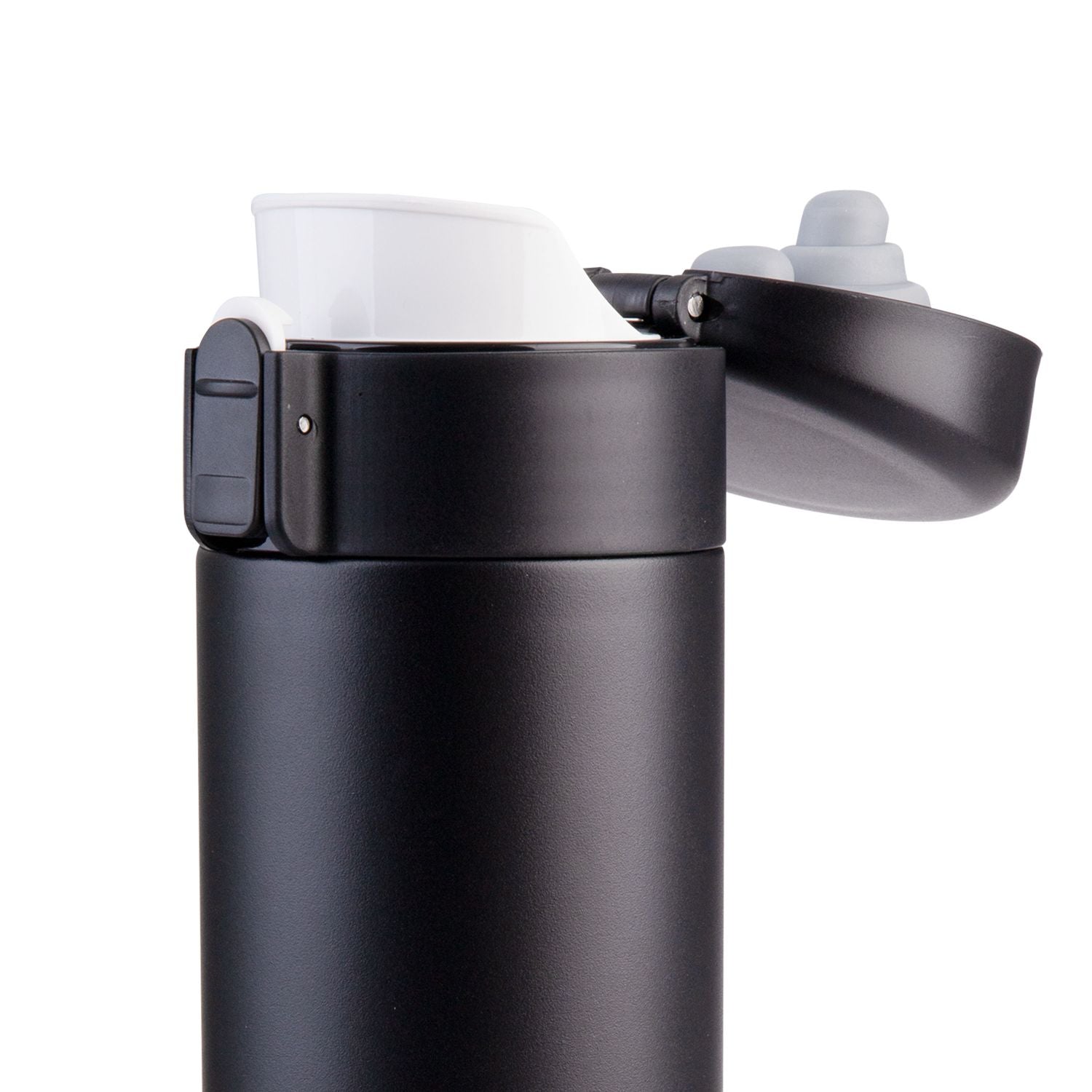 Oasis S/S Flip-Top With Lock Vacuum Flask 480ML - Black