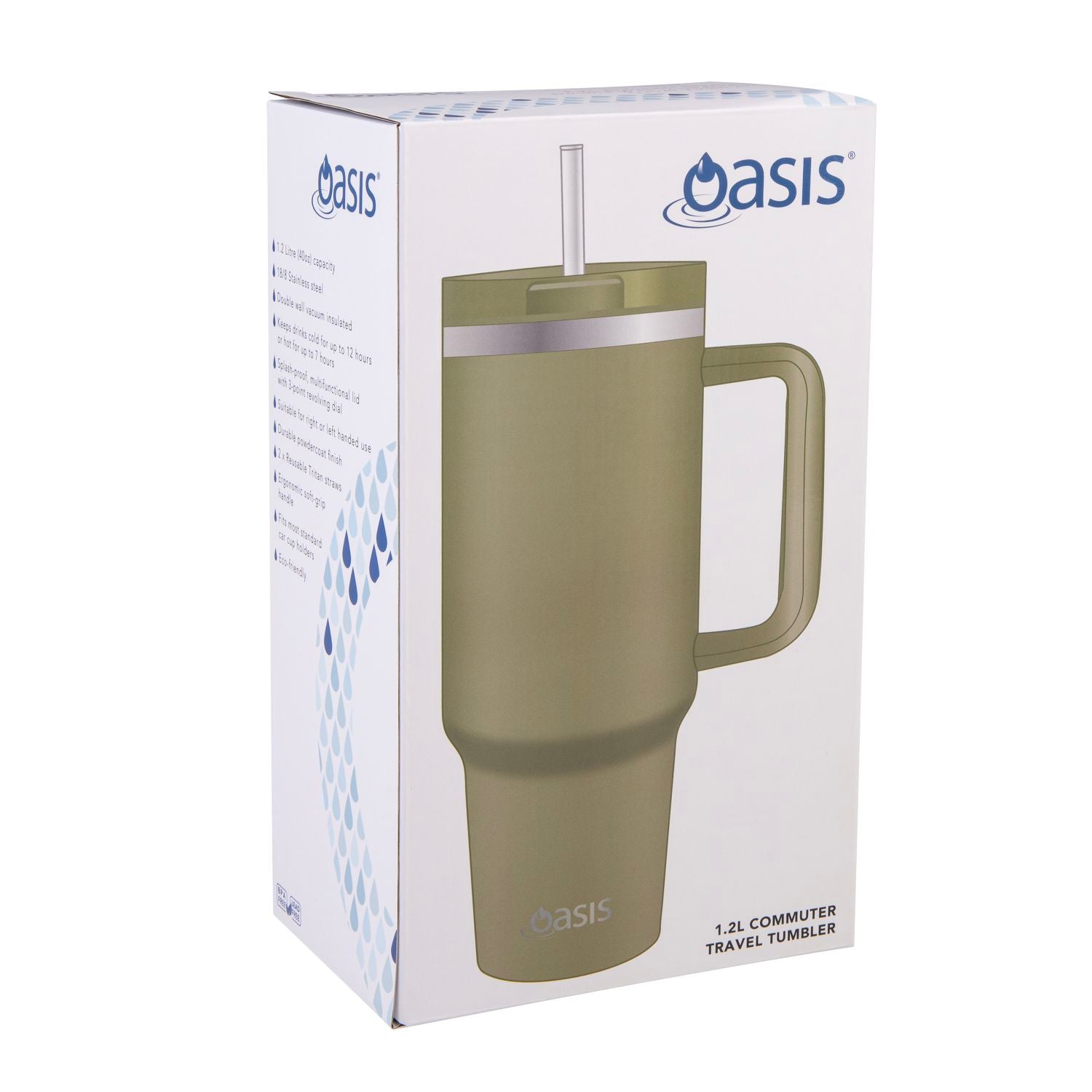 Oasis S/S Insulated Commuter Travel Cap - Olive Green