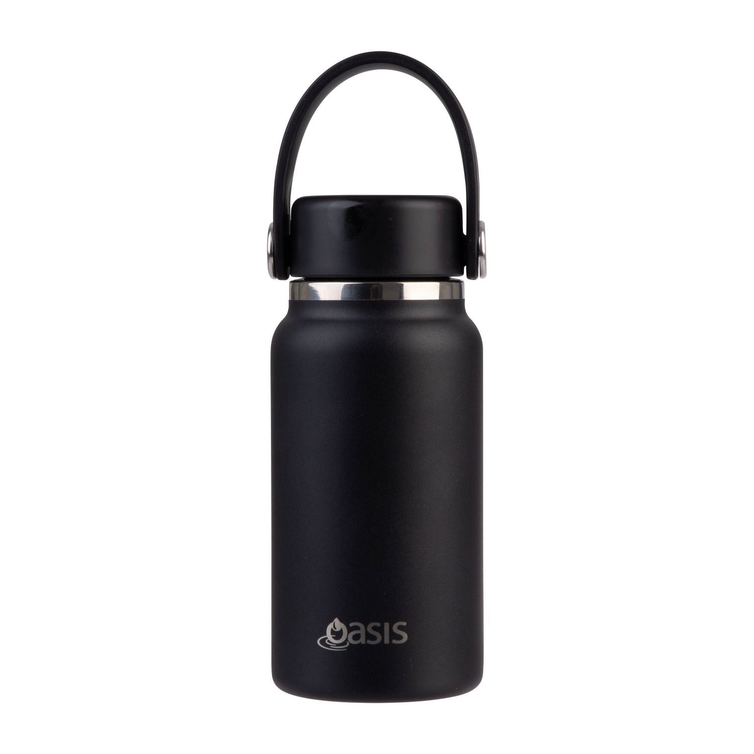 Oasis S/S Insulated Mini Bottle 200ML - Black
