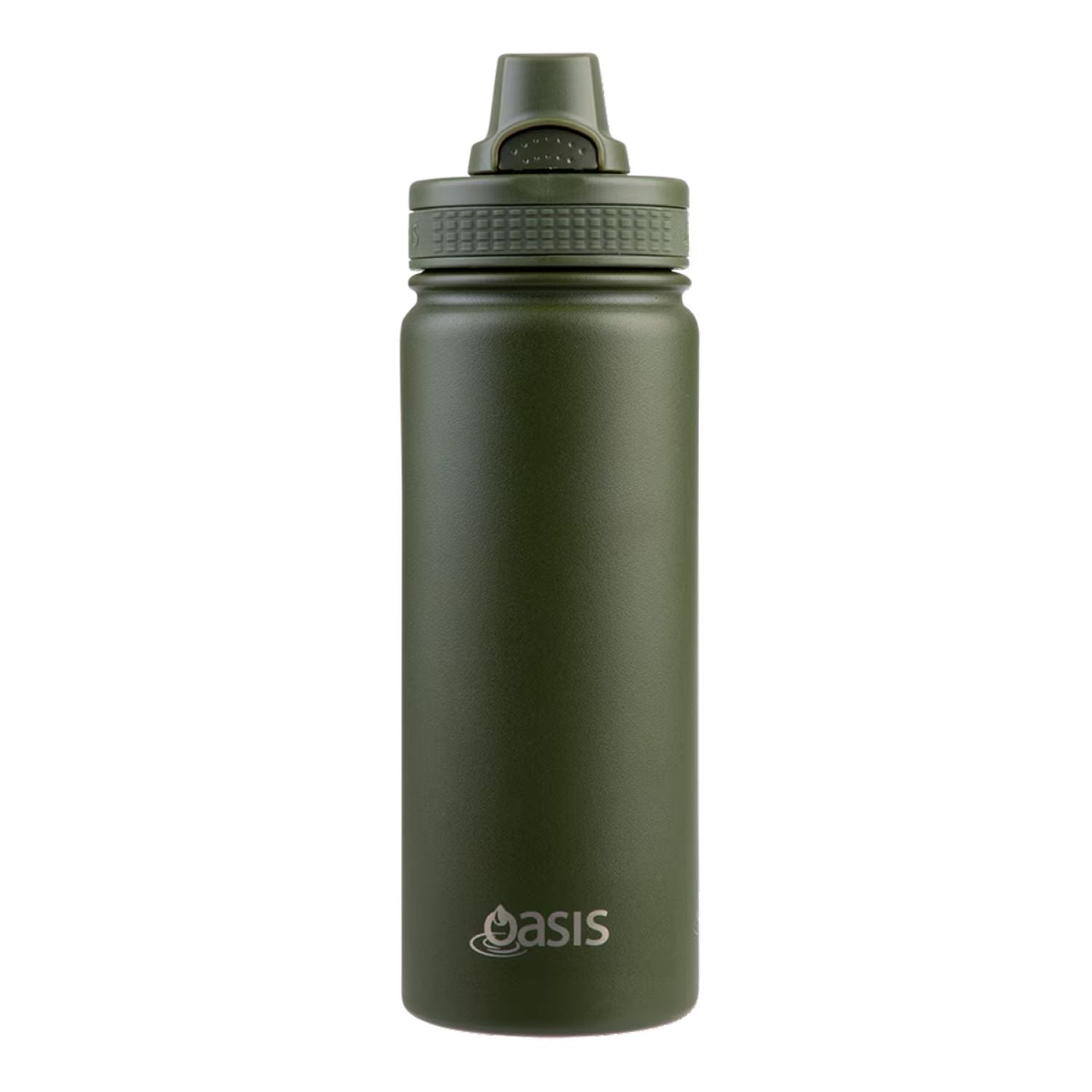 Oasis S/S Insulated Thermal Sports Bottle Quick Release 550ML - Forest Green