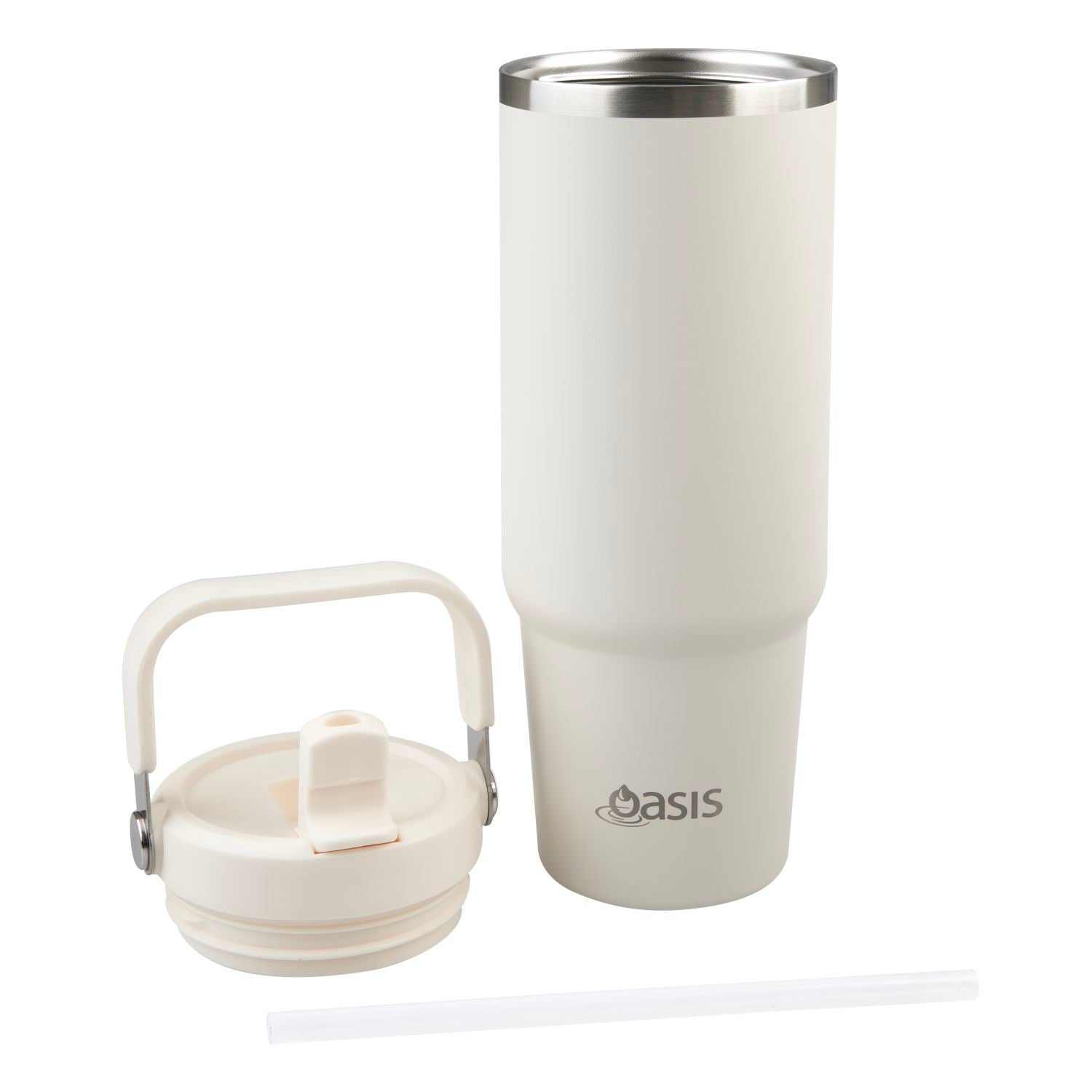 Oasis S/S Insulated Voyager Carry Tumbler Cap Only - Alabaster
