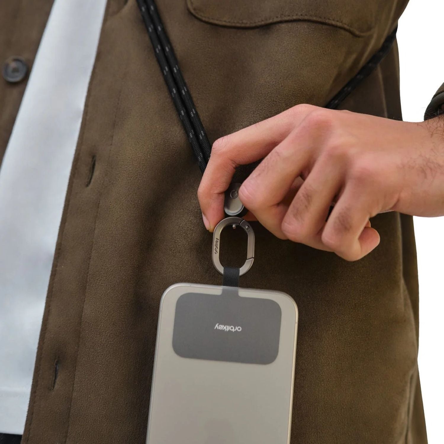 Orbitkey Crossbody Phone Strap (Black)