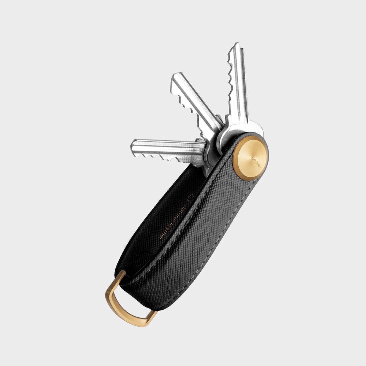 Orbitkey Saffiano Leather Key Organiser Pro (Liquorice)