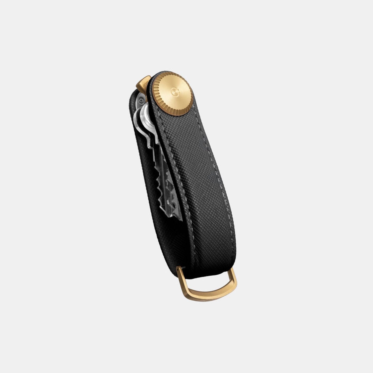 Orbitkey Saffiano Leather Key Organiser Pro (Liquorice)