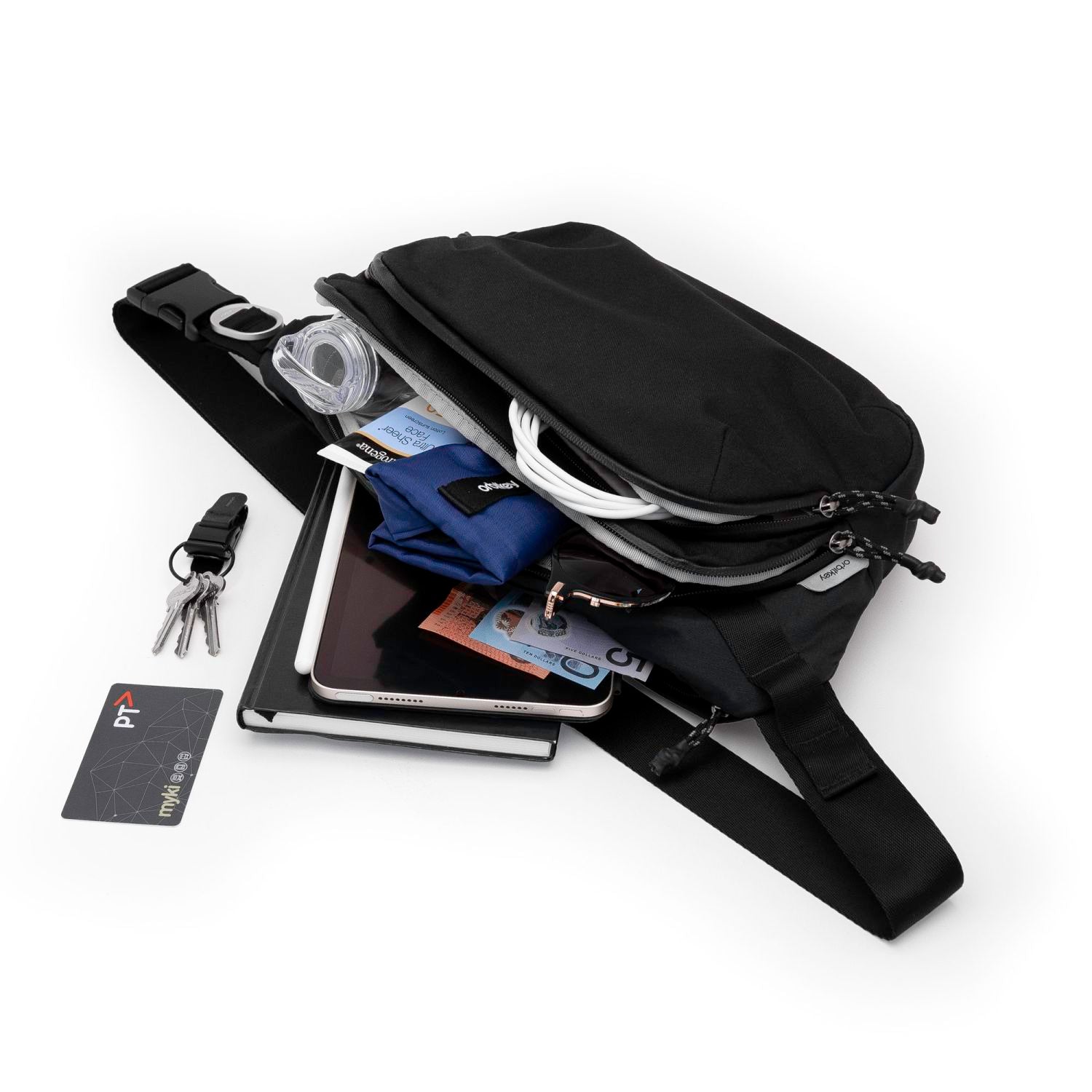 Orbitkey Urban Sling Bag Plus 6L (Black)