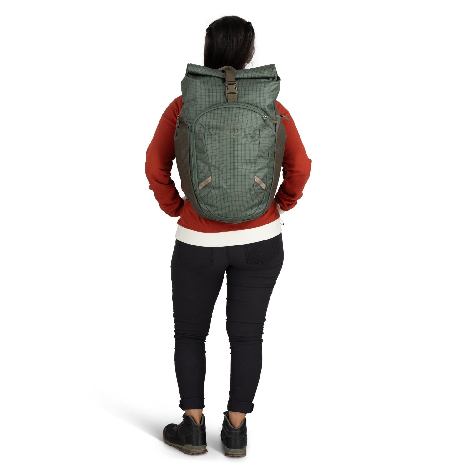 Osprey Transporter Roll Top Pack O/S - Raven Black