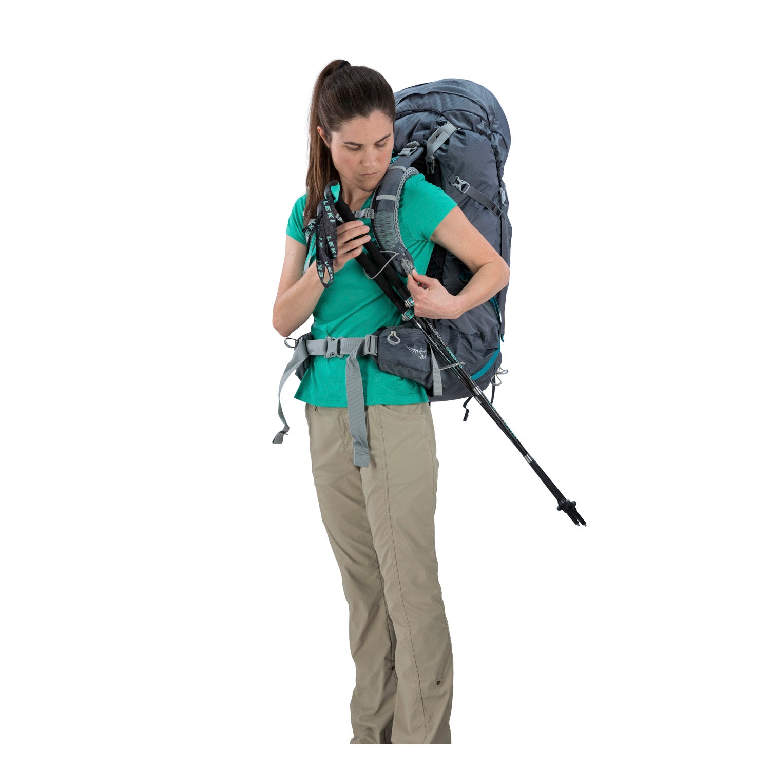 Osprey Aura AG 65 Backpack - Extra Small - Women's Backpacking (Challenger Blue)