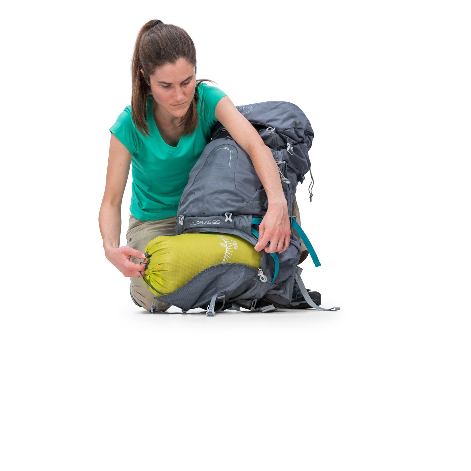 Osprey Aura AG 65 Backpack - Extra Small - Women's Backpacking (Challenger Blue)