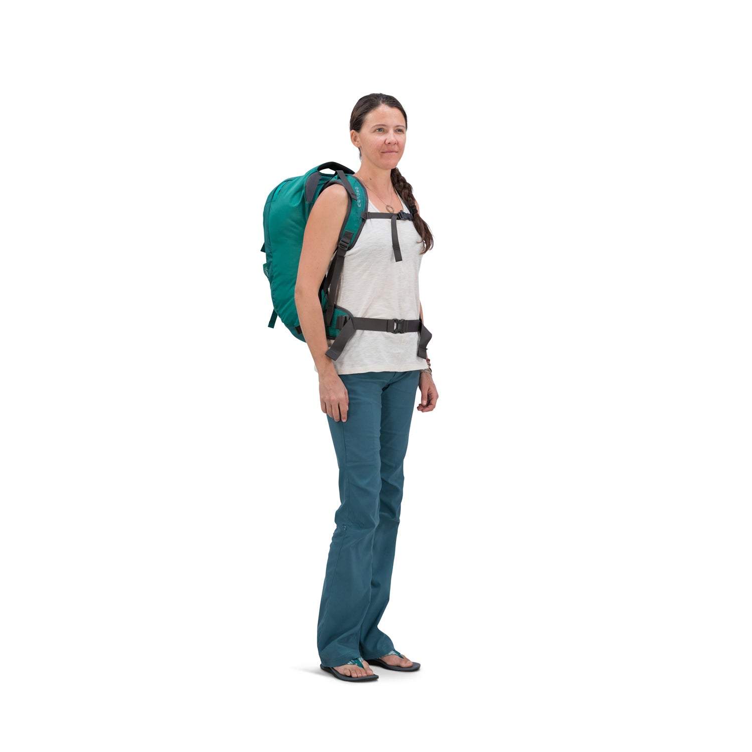 Osprey Fairview Travel Pack Carry-On 40 Backpack - Small/Medium - Women's Travel - Trekking (Misty Grey)