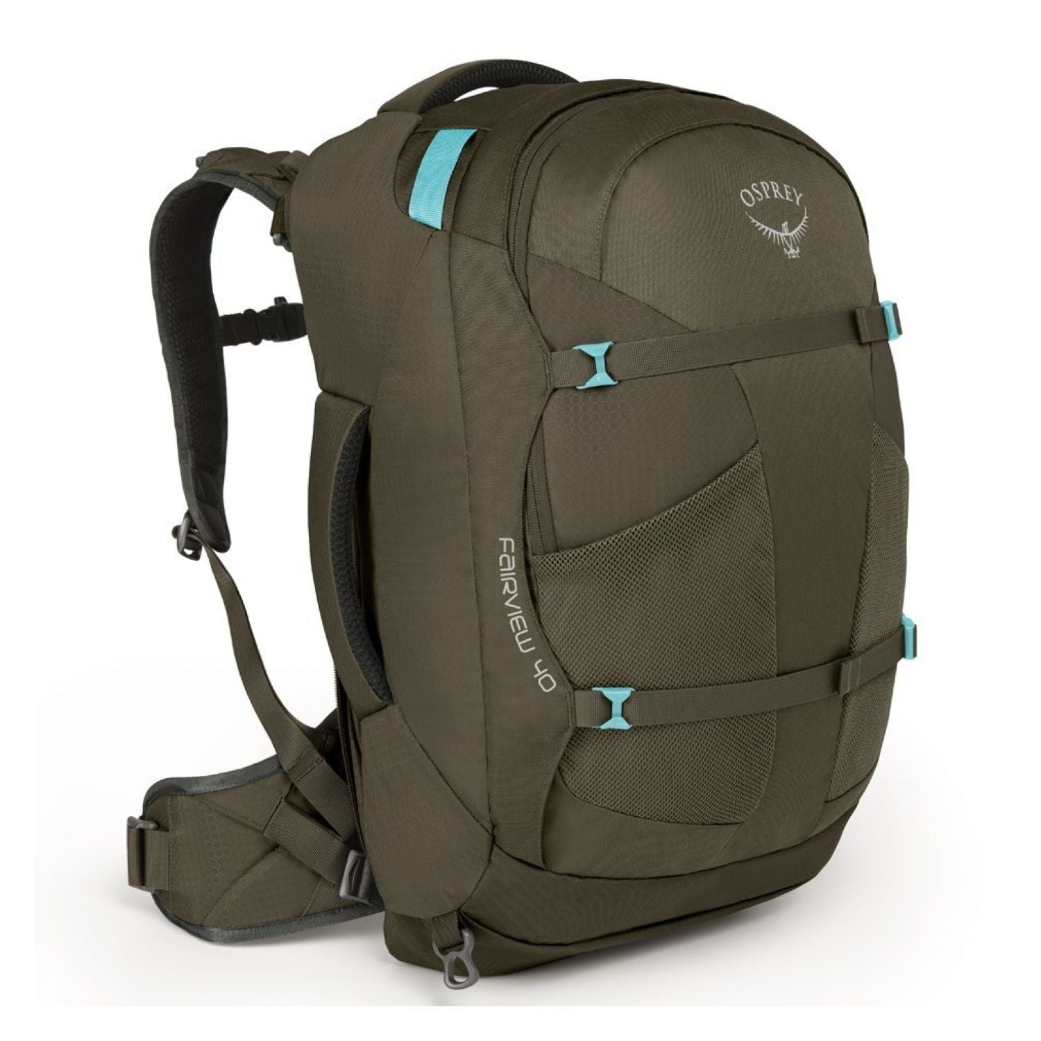 Osprey Fairview Travel Pack Carry-On 40 Backpack - Small/Medium - Women's Travel - Trekking (Misty Grey)