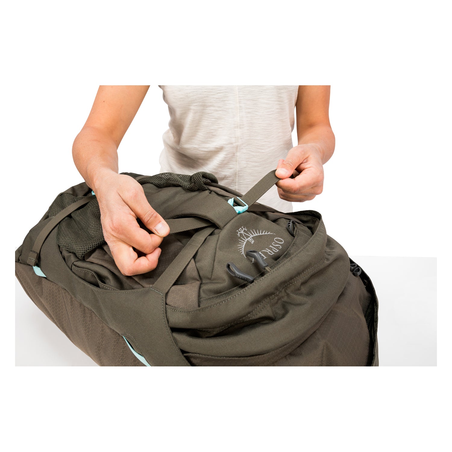 Osprey Fairview Travel Pack 55 Backpack - Small/Medium - Women's Travel - Trekking (Rainforest Green)