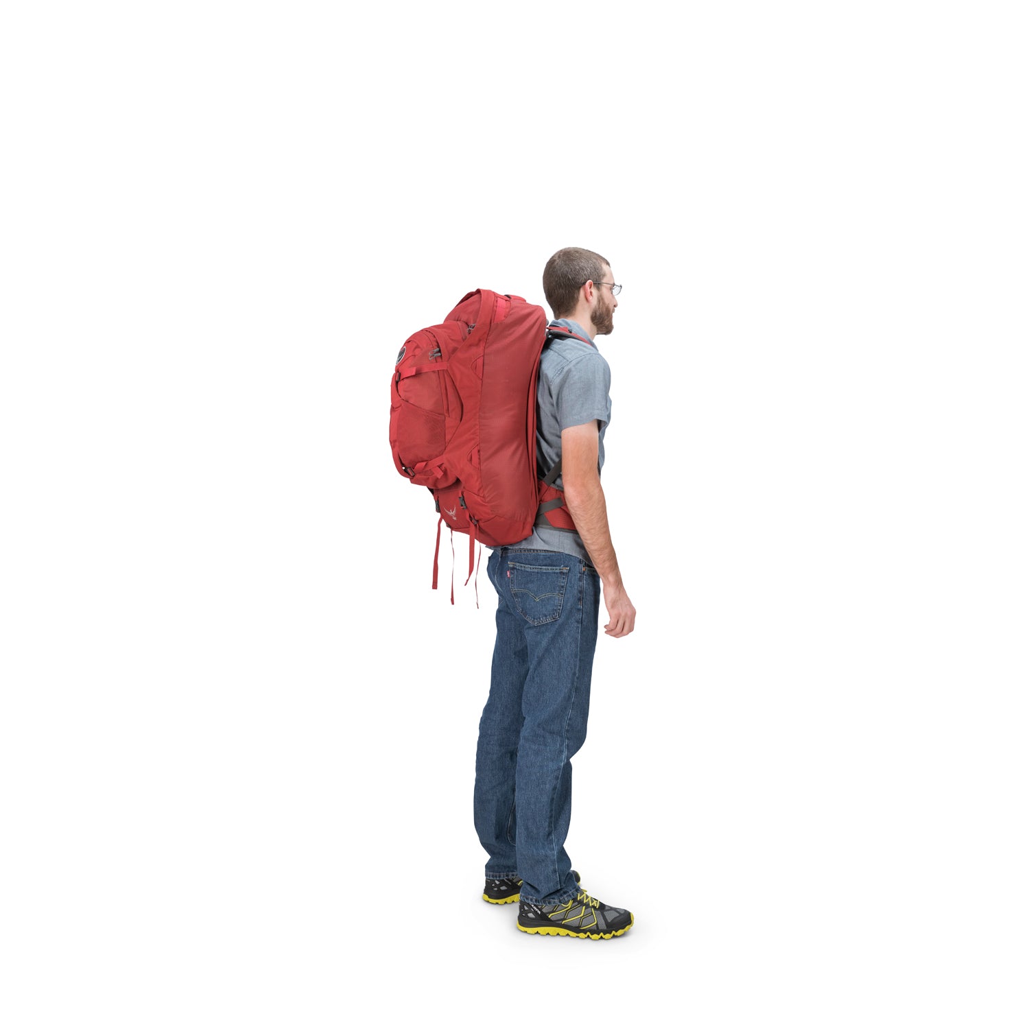 Osprey Farpoint Travel Pack 55 Backpack - Medium/Large - Men's Travel - Trekking (Volcanic Grey)