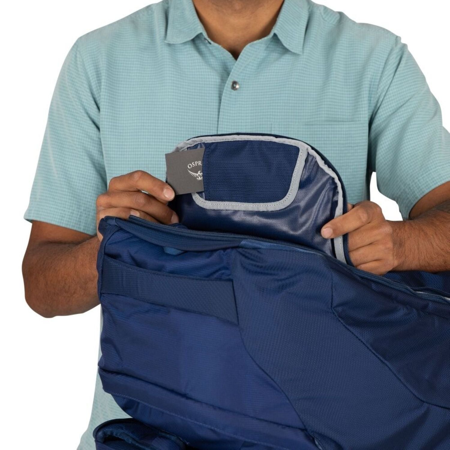 Osprey Farpoint 70 Backpack O/S - Cascade Blue/Torrent Blue