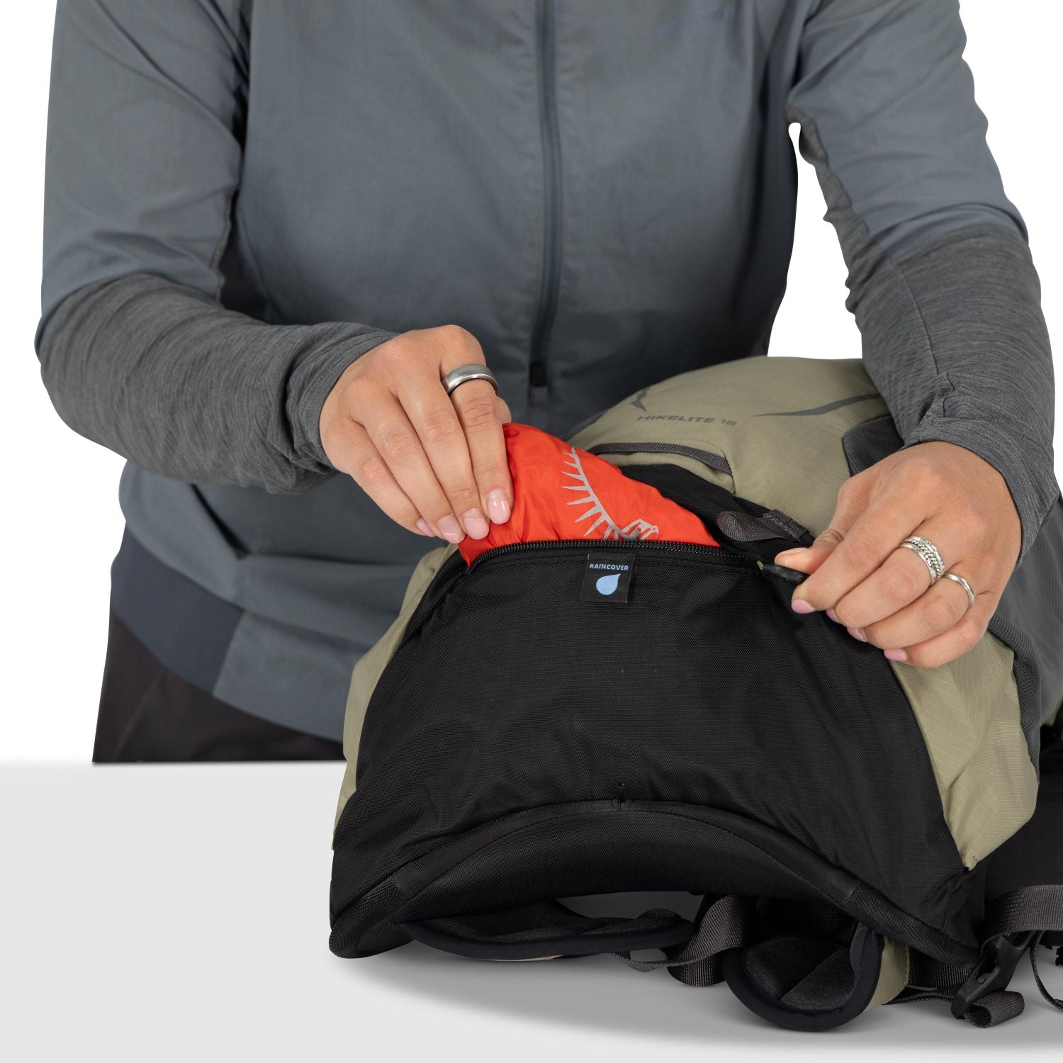 Osprey Hikelite 18 Backpack O/S - Raven Black